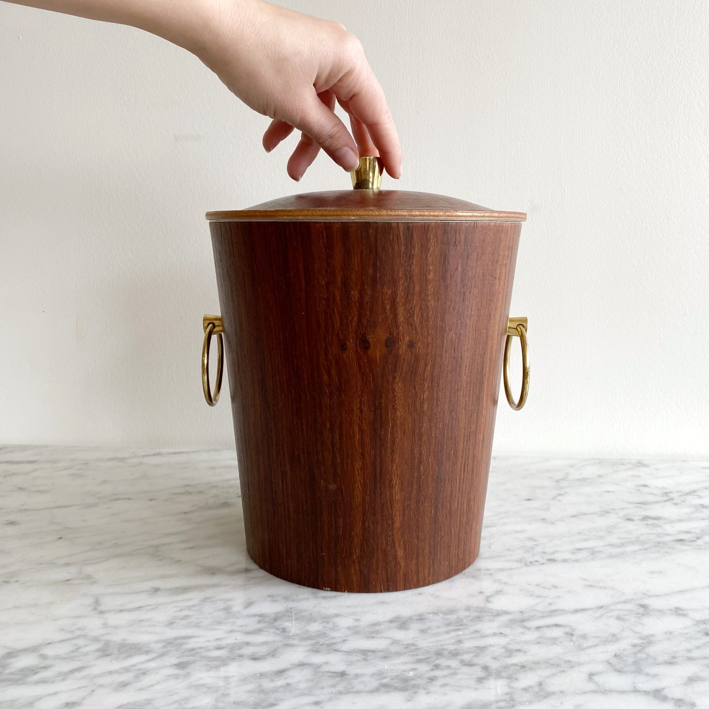 Vintage MCM Rosewood Ice Bucket