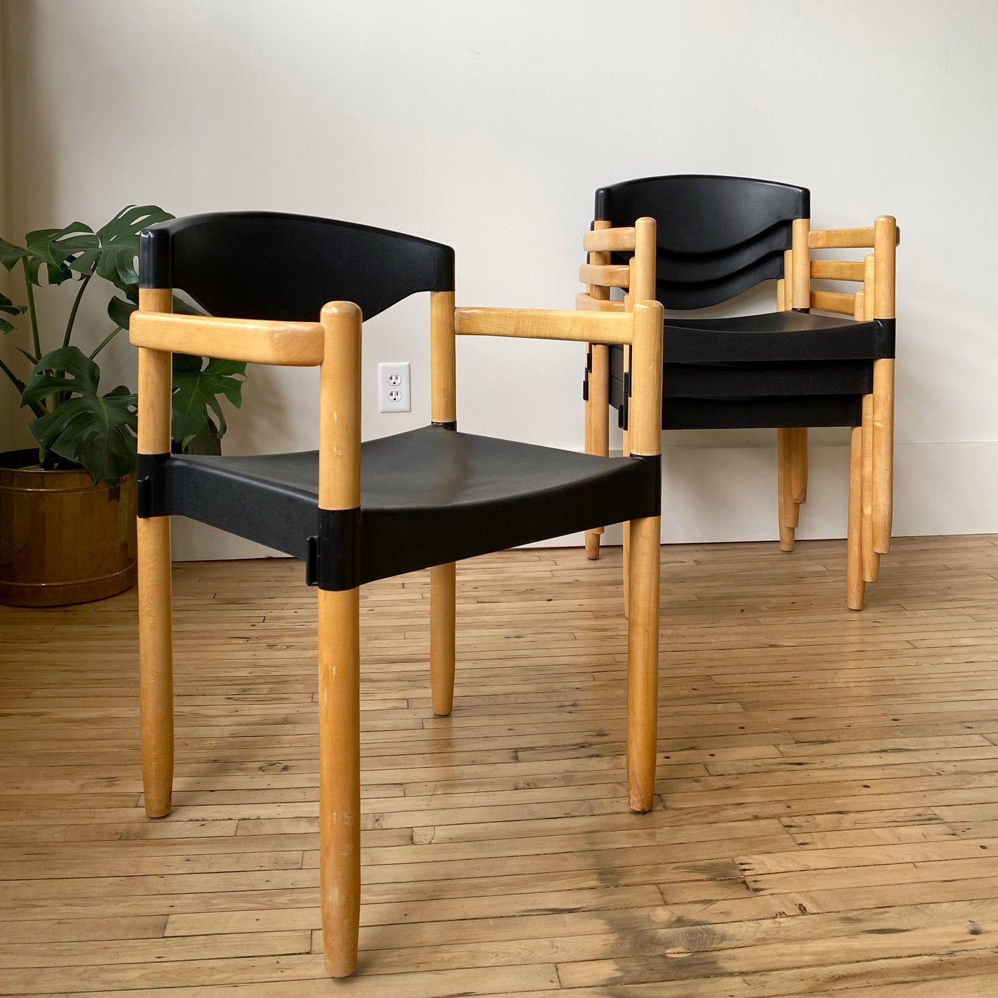 Set of 4 Vintage “Strax” Chairs by Hartmut Lohmeyer for Casala
