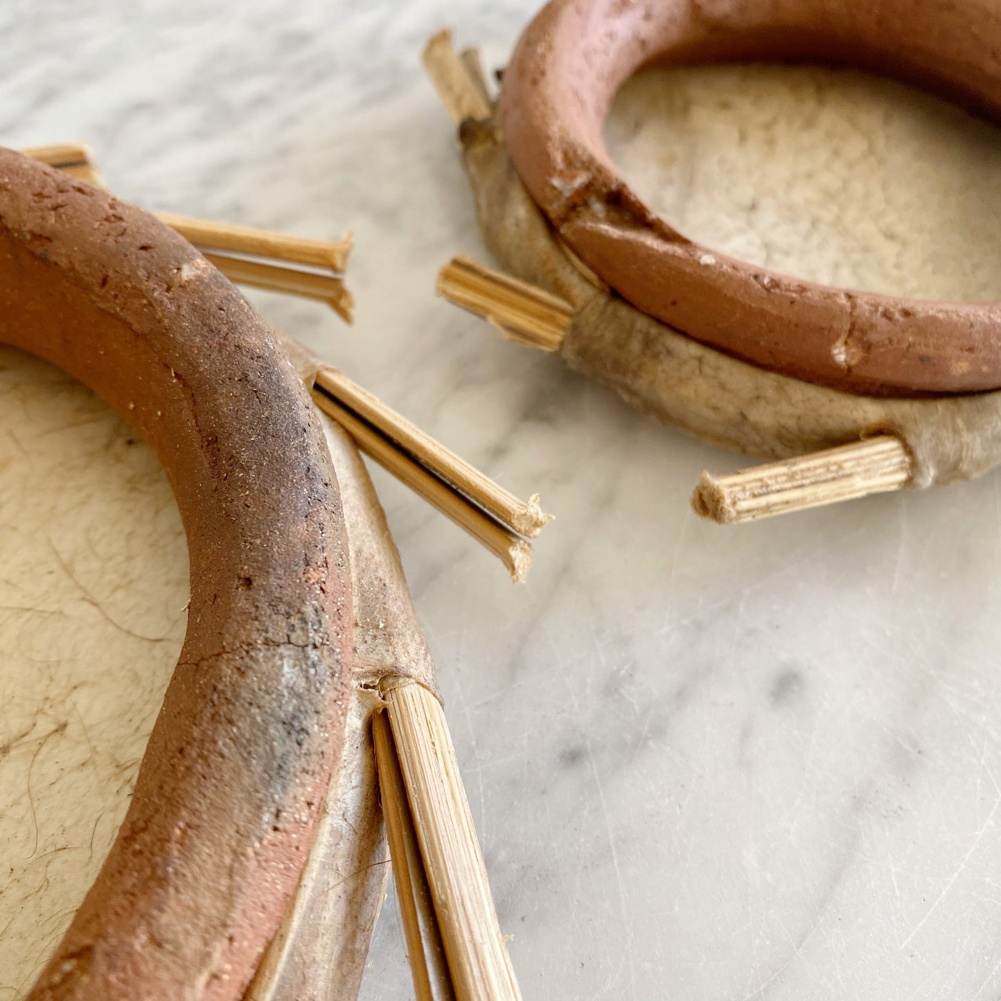 Vintage Hide + Clay Drums