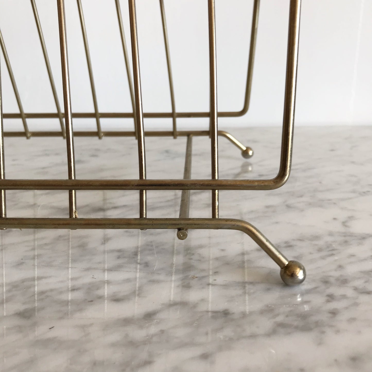 Vintage Gold Wire Record Album Holder