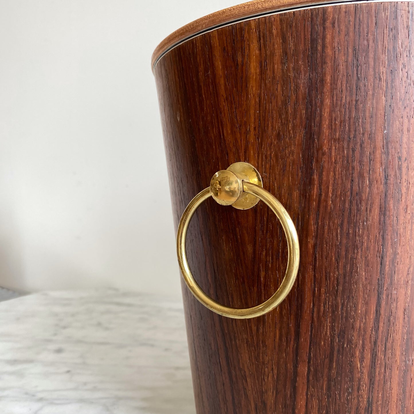 Vintage MCM Rosewood Ice Bucket