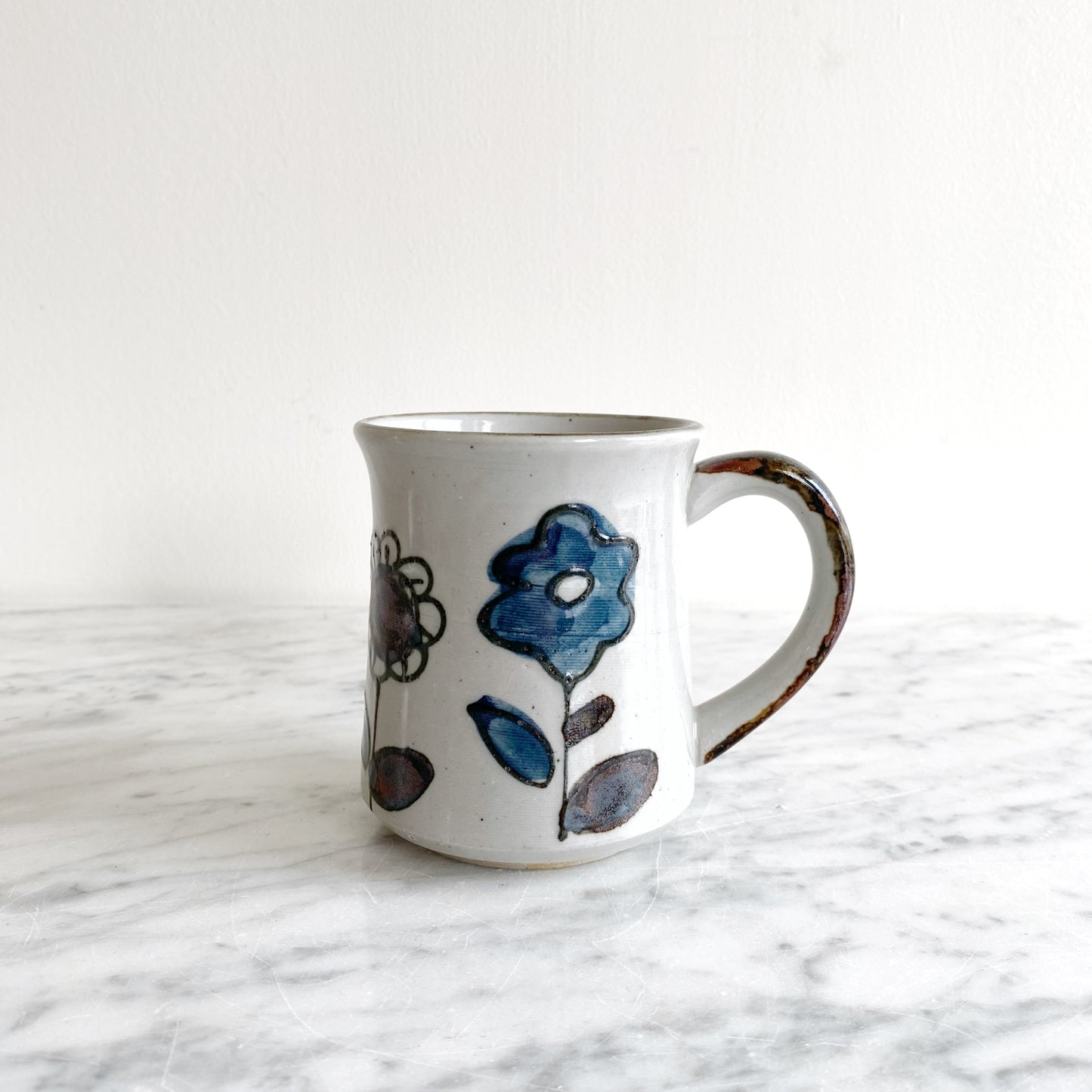 Vintage 70's Scandi Flower Coffee Mug