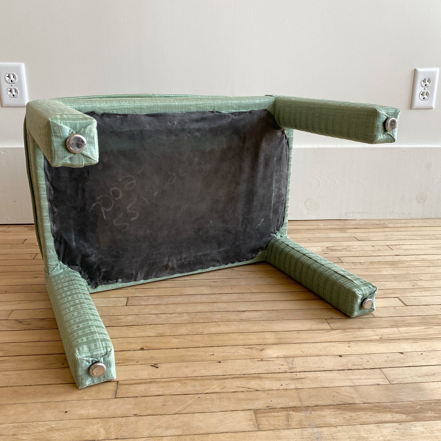 Vintage Mid-Century Upholstered Stool / Bench