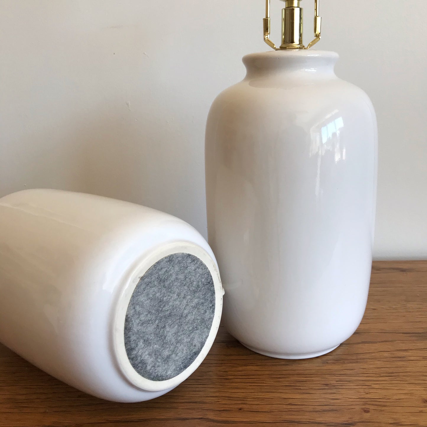 Pair of Vintage Ceramic Lamps, circa 1990