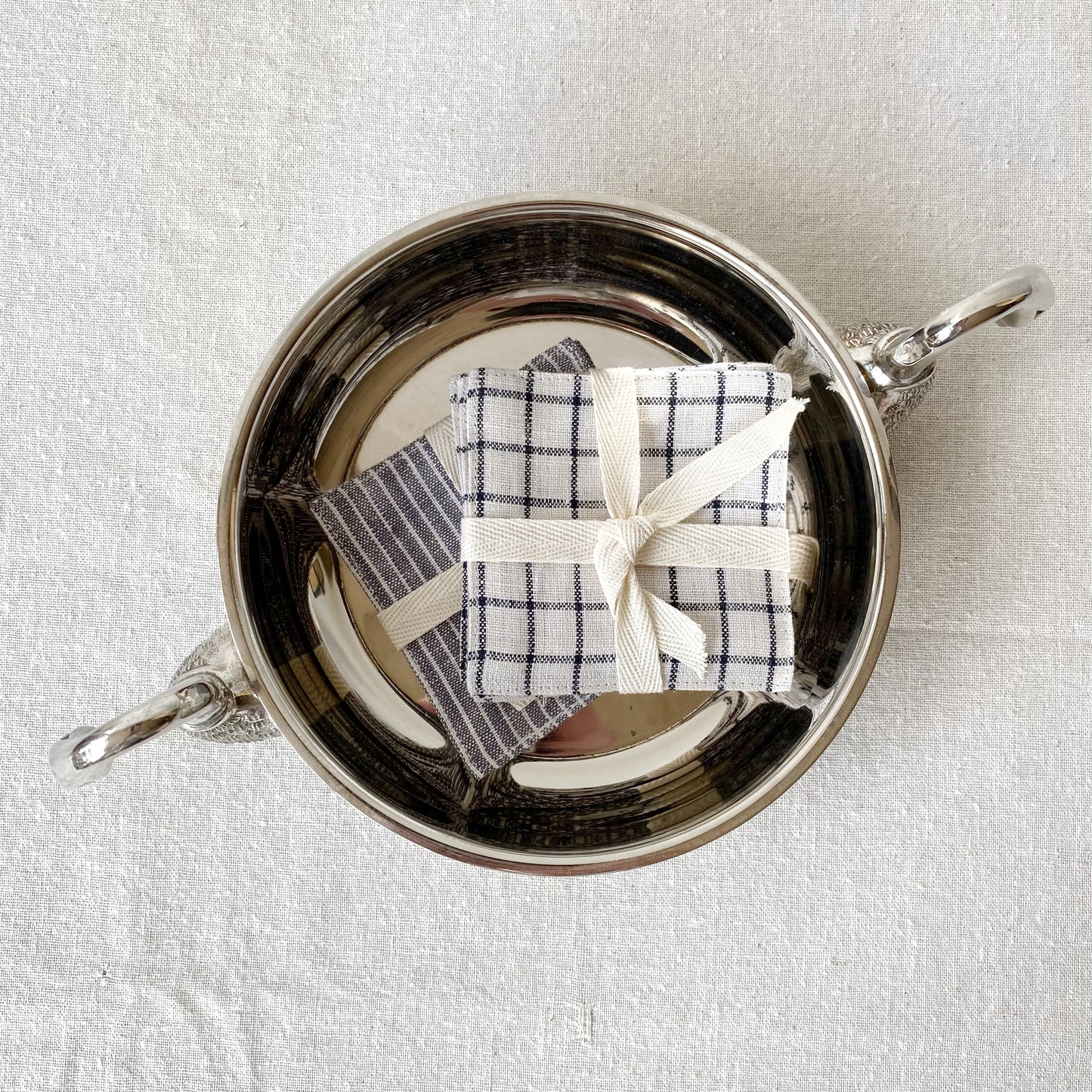 Vintage Silver-plated Dual Swan Bowl