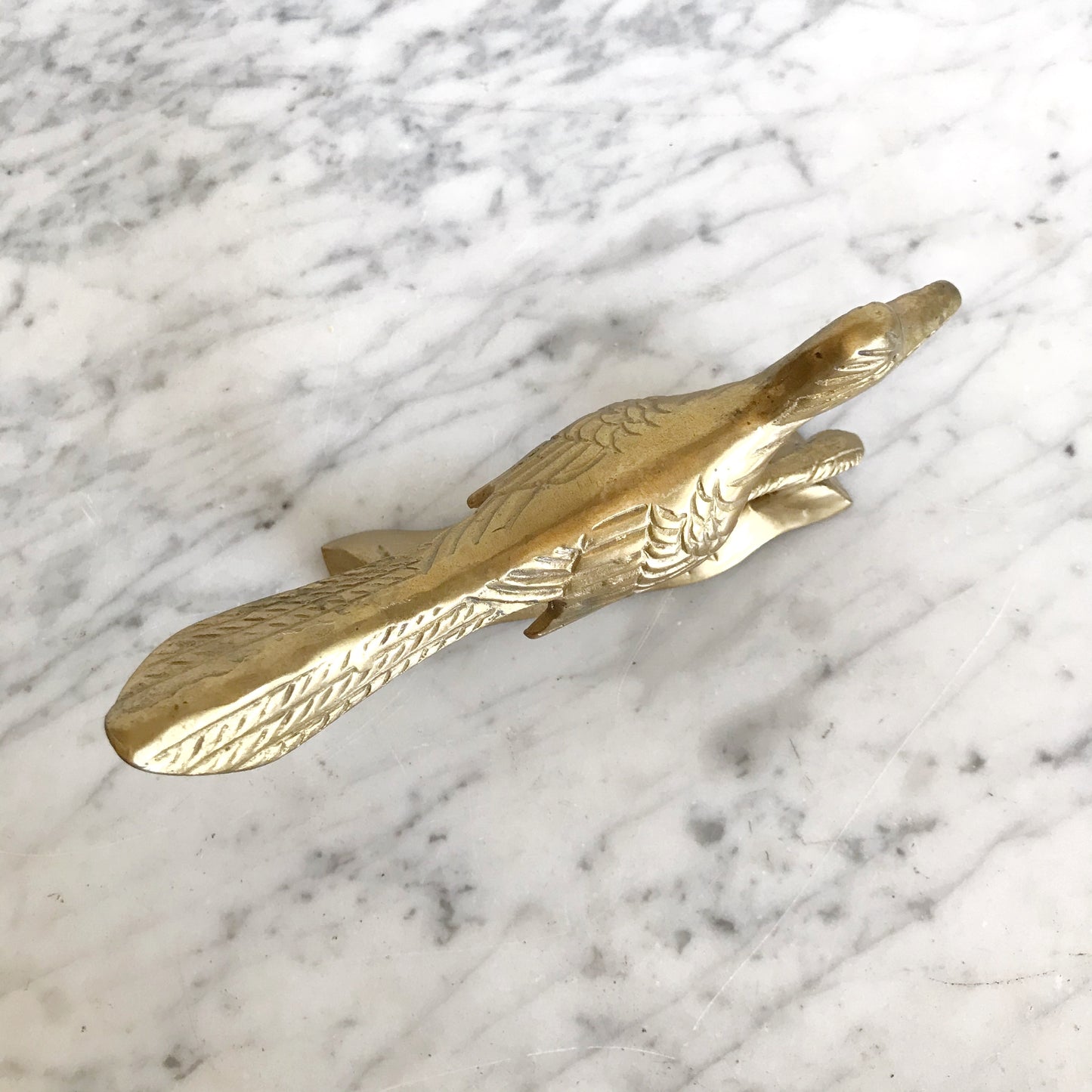 Vintage Brass Roadrunner Figure