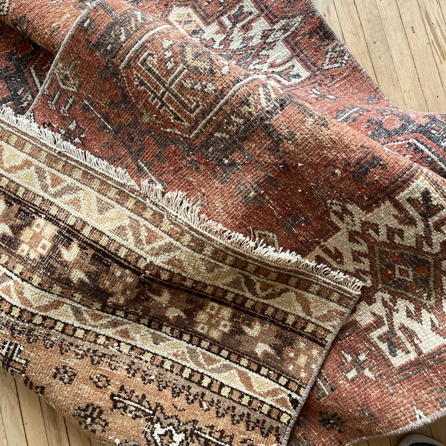 Vintage Runner Rug, Reversible (2.11 x 12.7)