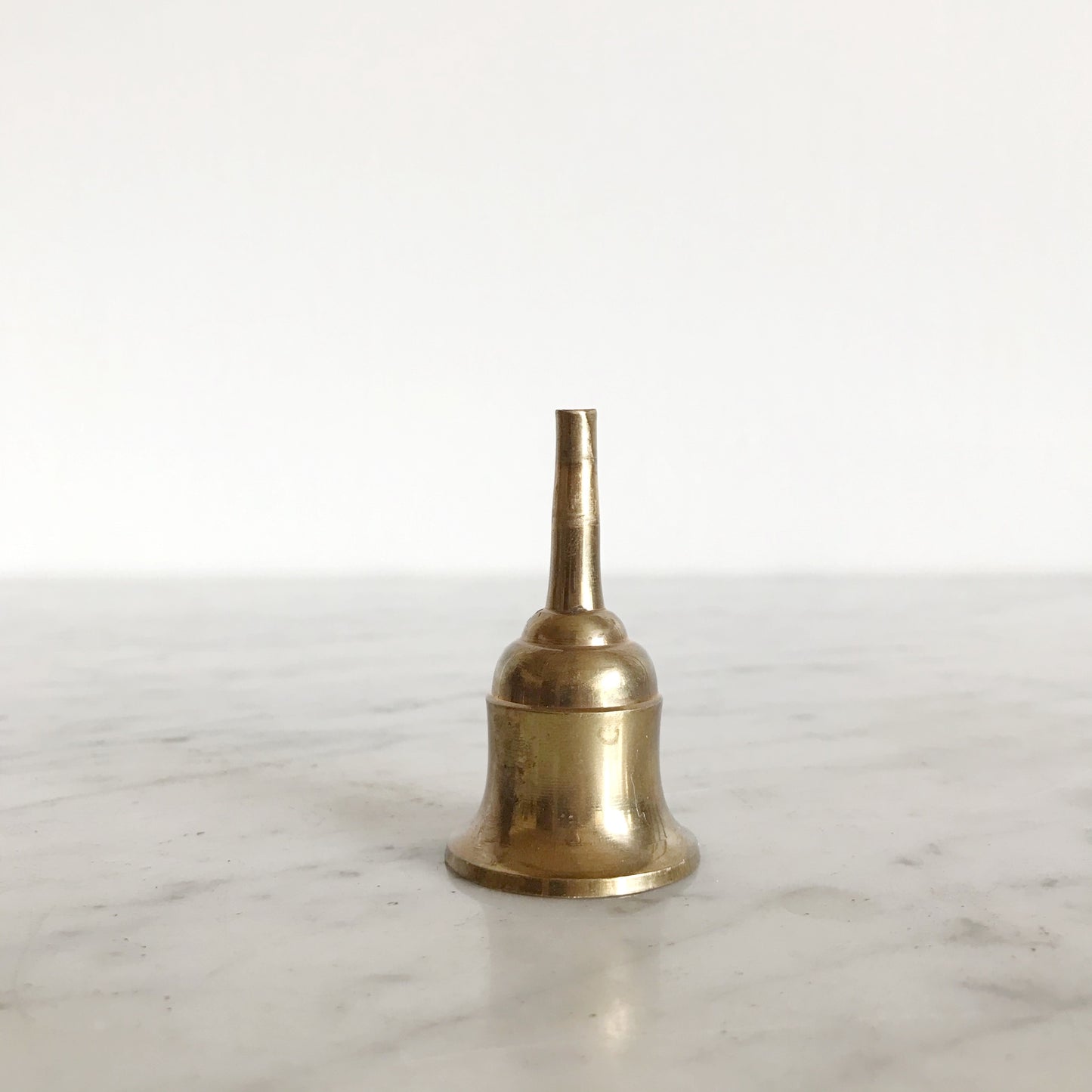 Petite Vintage Brass Candle Snuffer