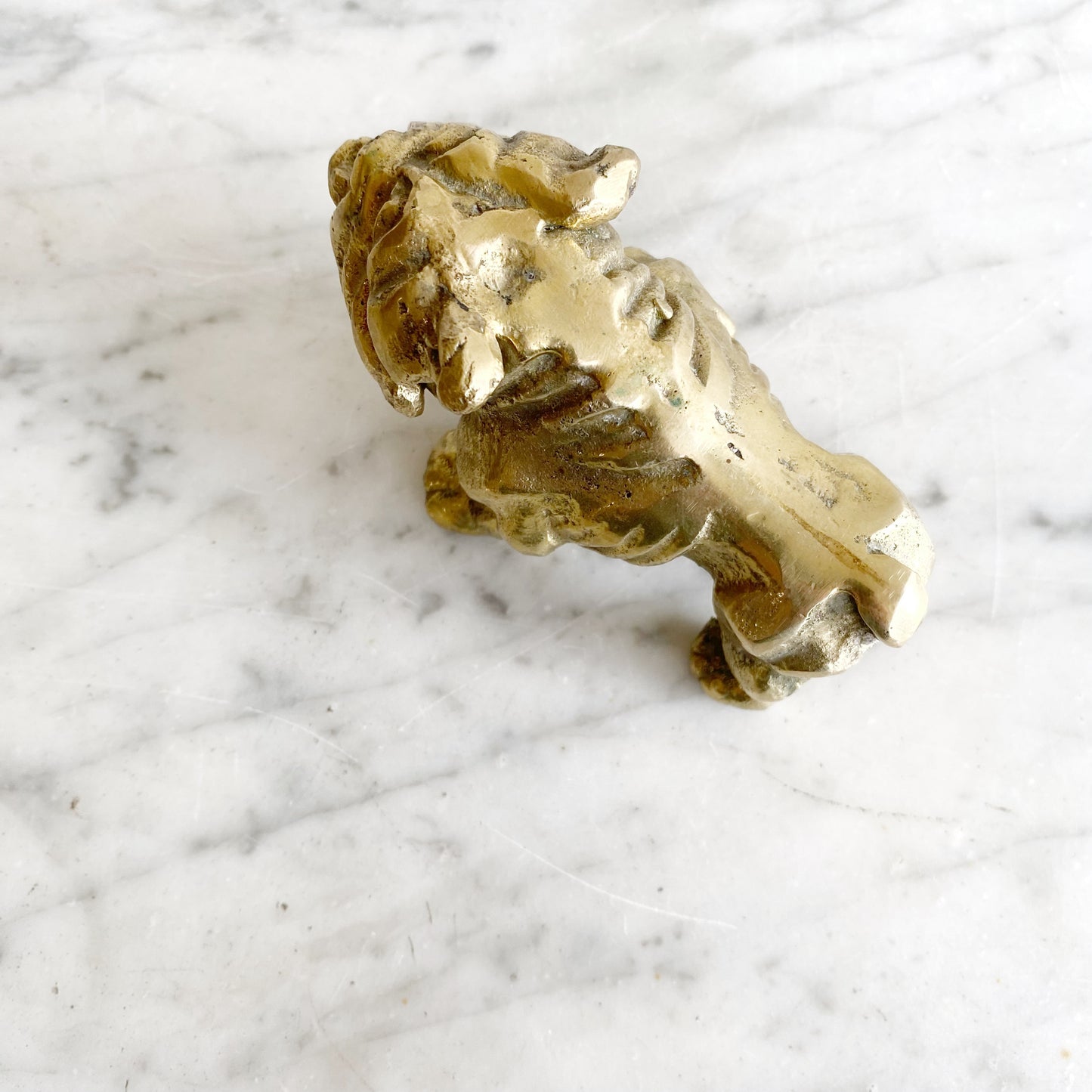 Vintage Brass Bull Dog
