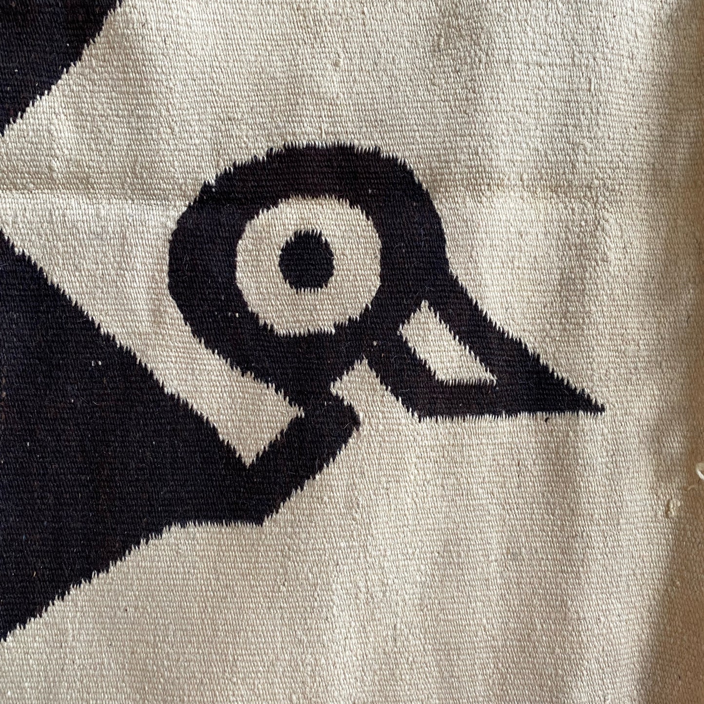 Vintage Handwoven Wool Tapestry / Wall Hanging