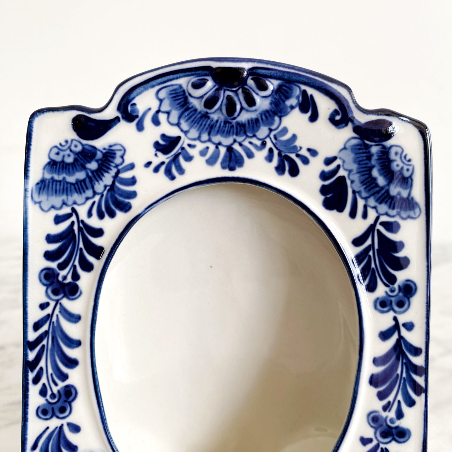 Vintage Porcelain Picture Frame