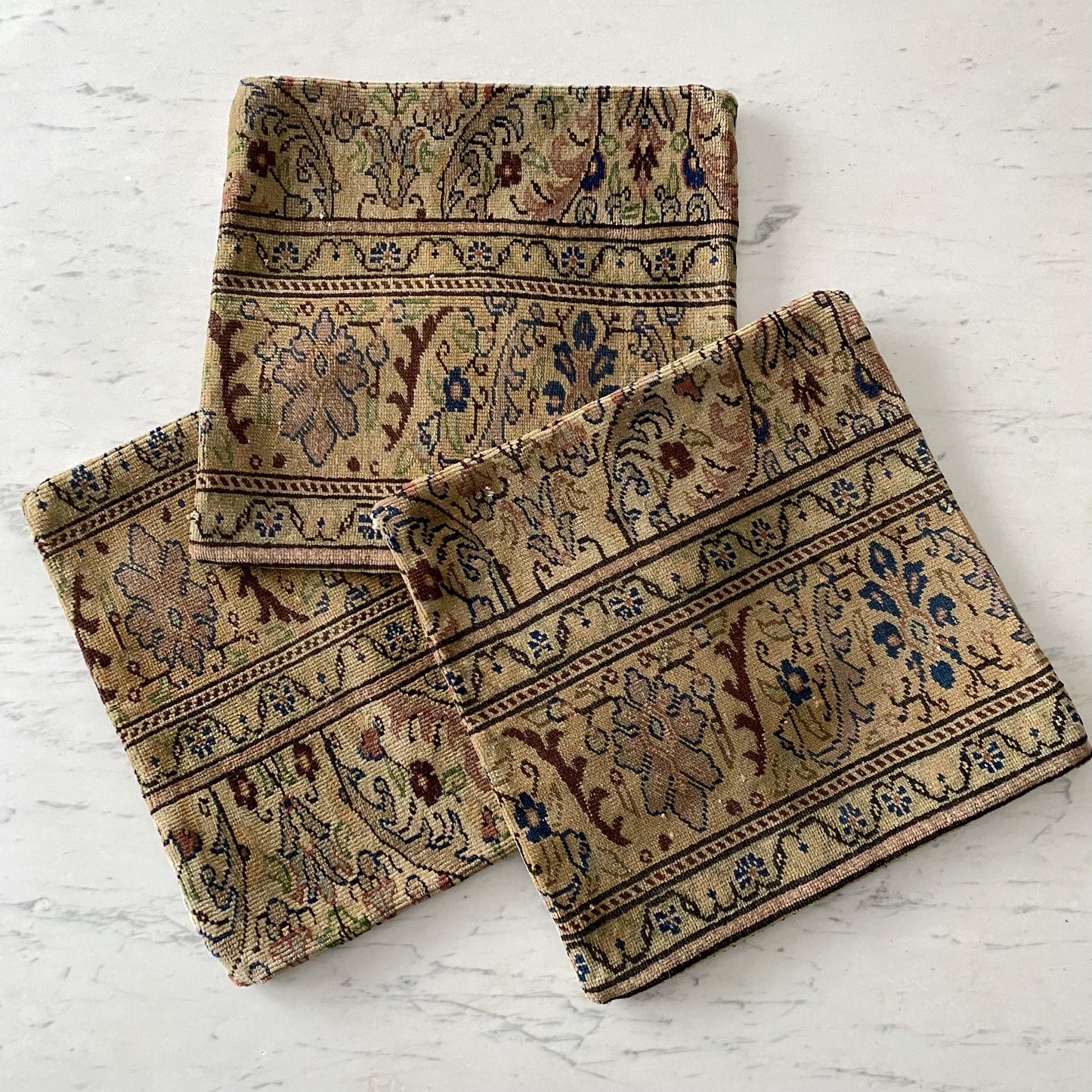 Turkish Hand-knotted Pillow Cover (16” x 16”)