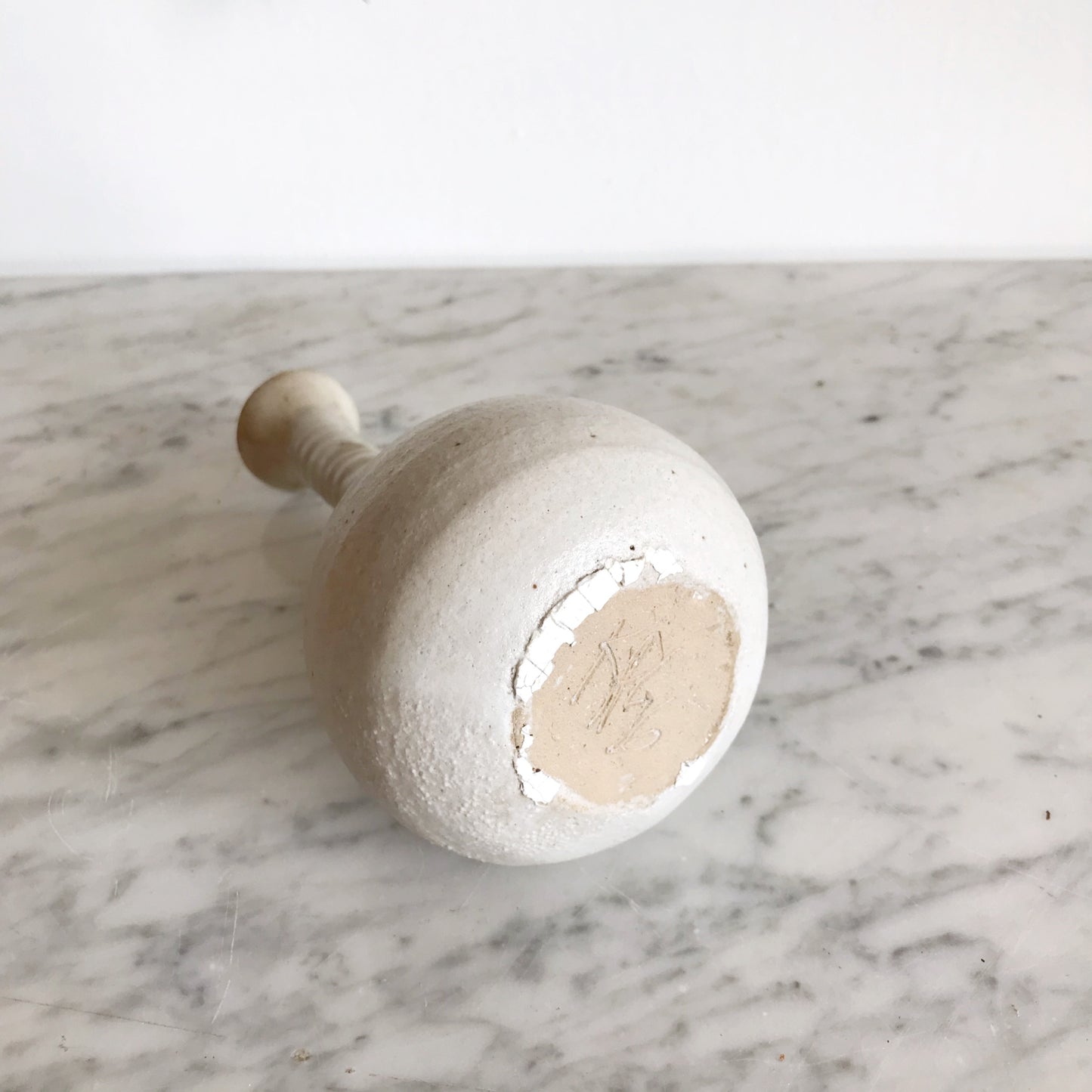 Slender Handcrafted Pottery Bud Vase