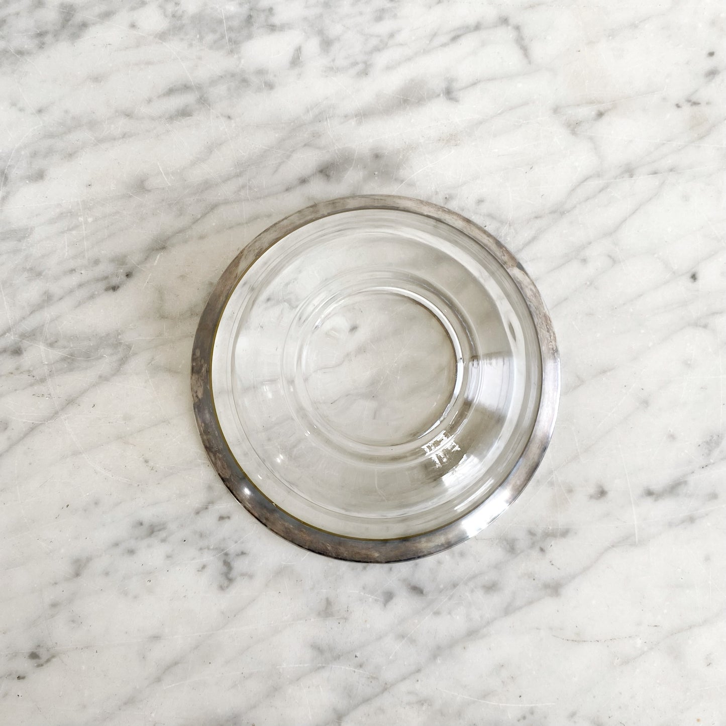 Mid-Century Modern Glass Dish, 5.5"