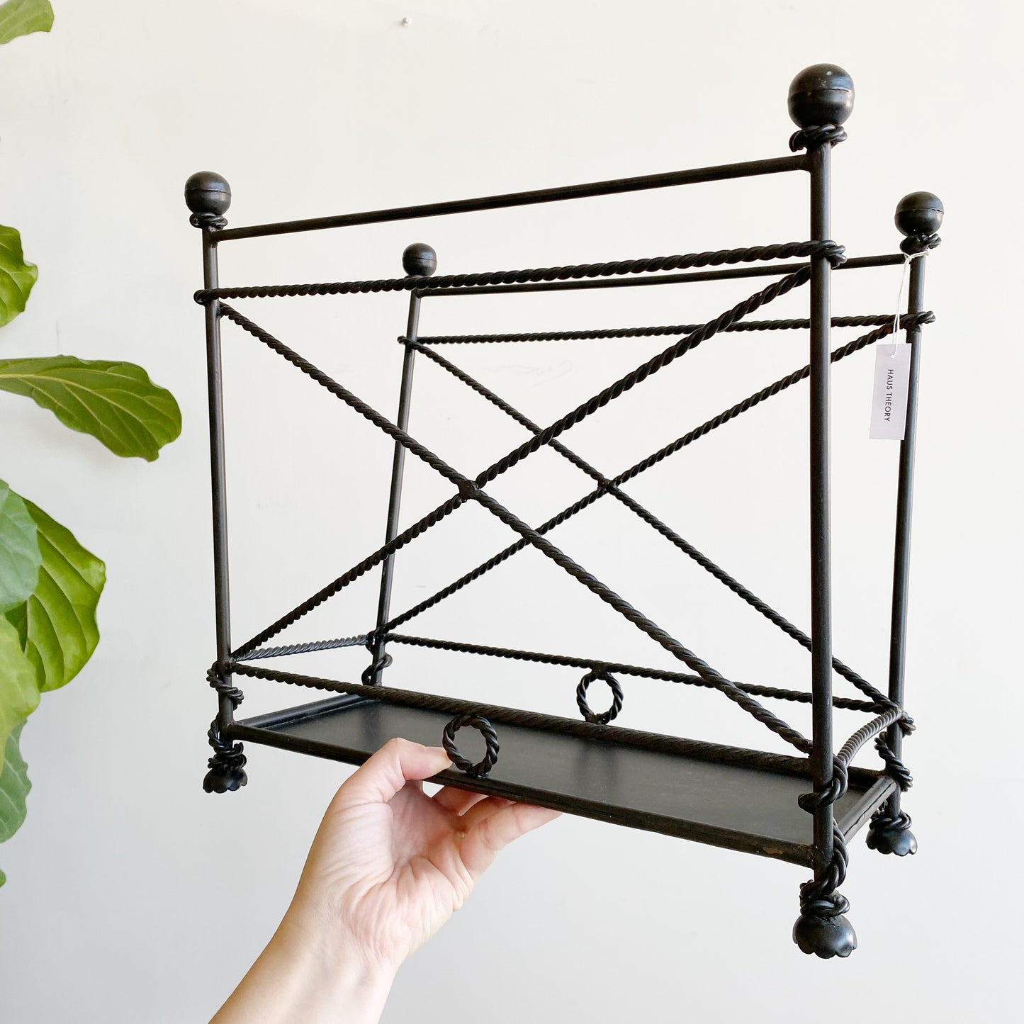 Vintage French-style Magazine Holder