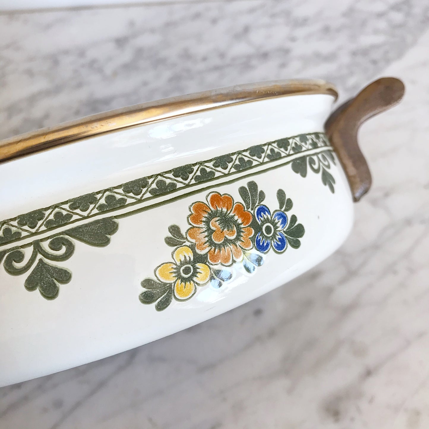 Vintage Enamelware Pan by Asta