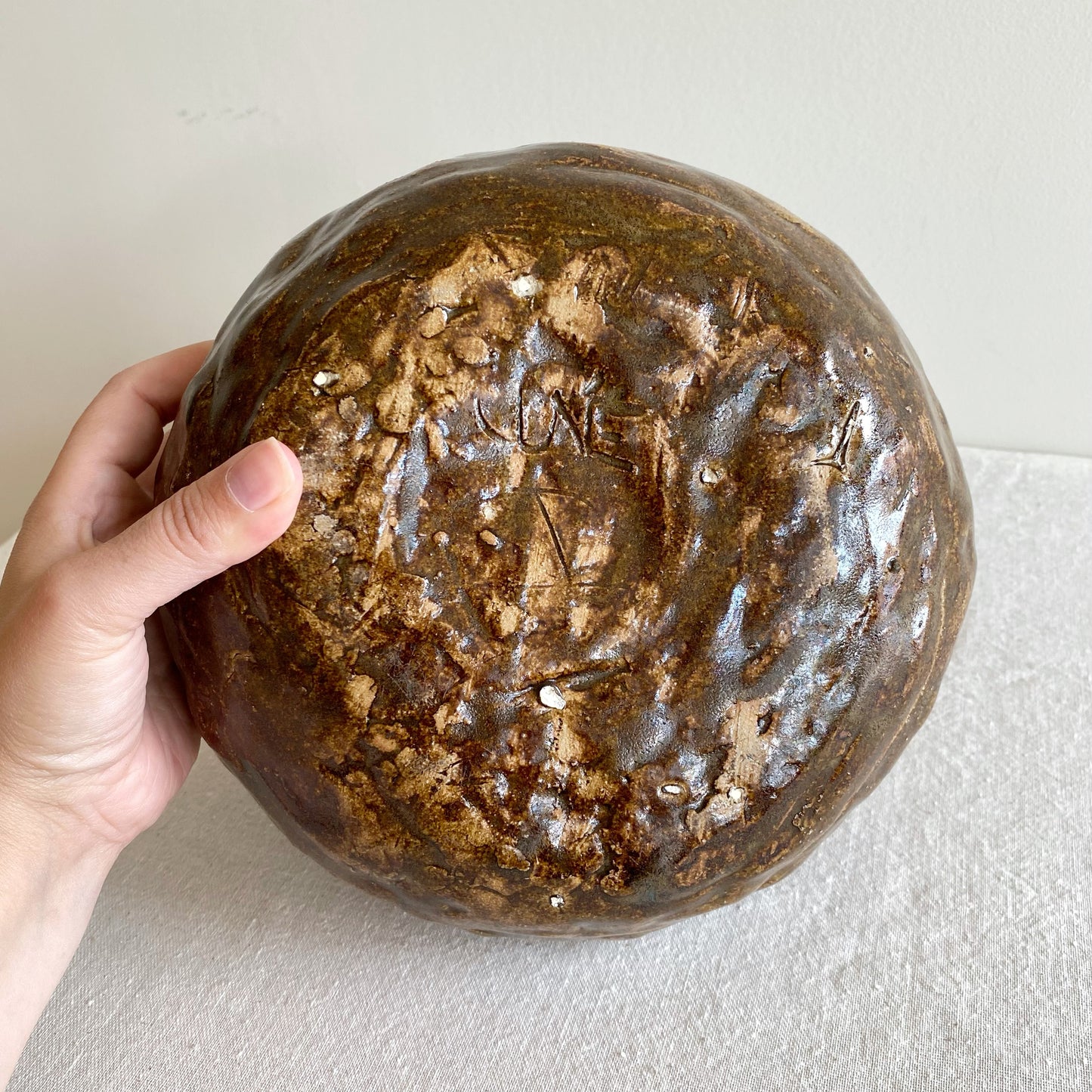 Large Found Studio Pottery Object