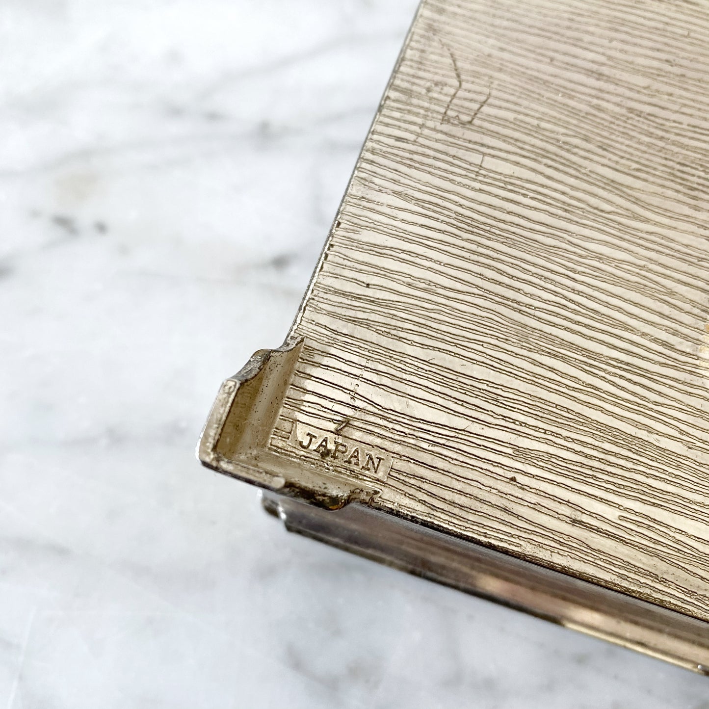 Vintage Silver Jewelry / Trinket Box, Japan