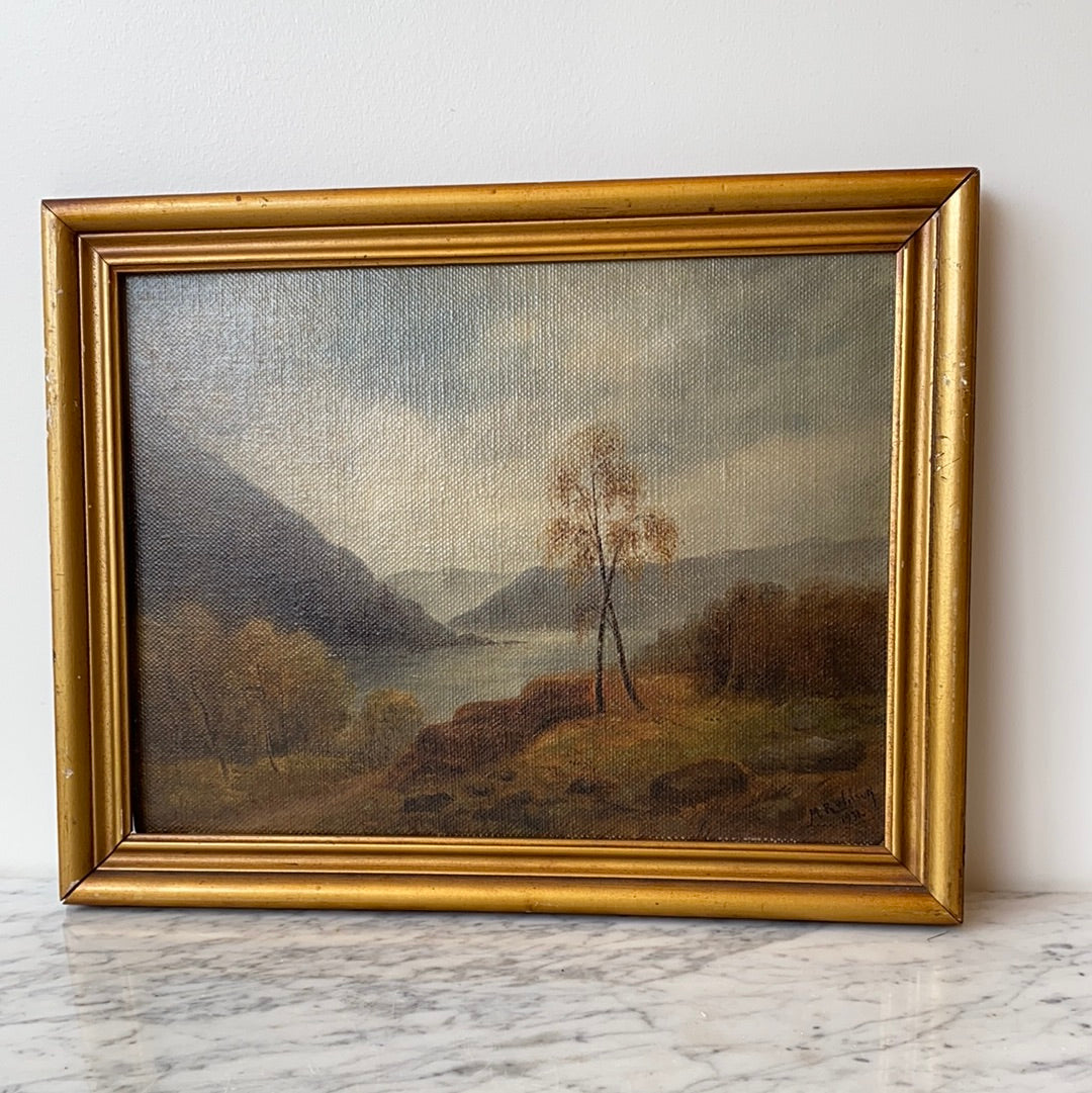 1930’s Original Landscape Oil Painting
