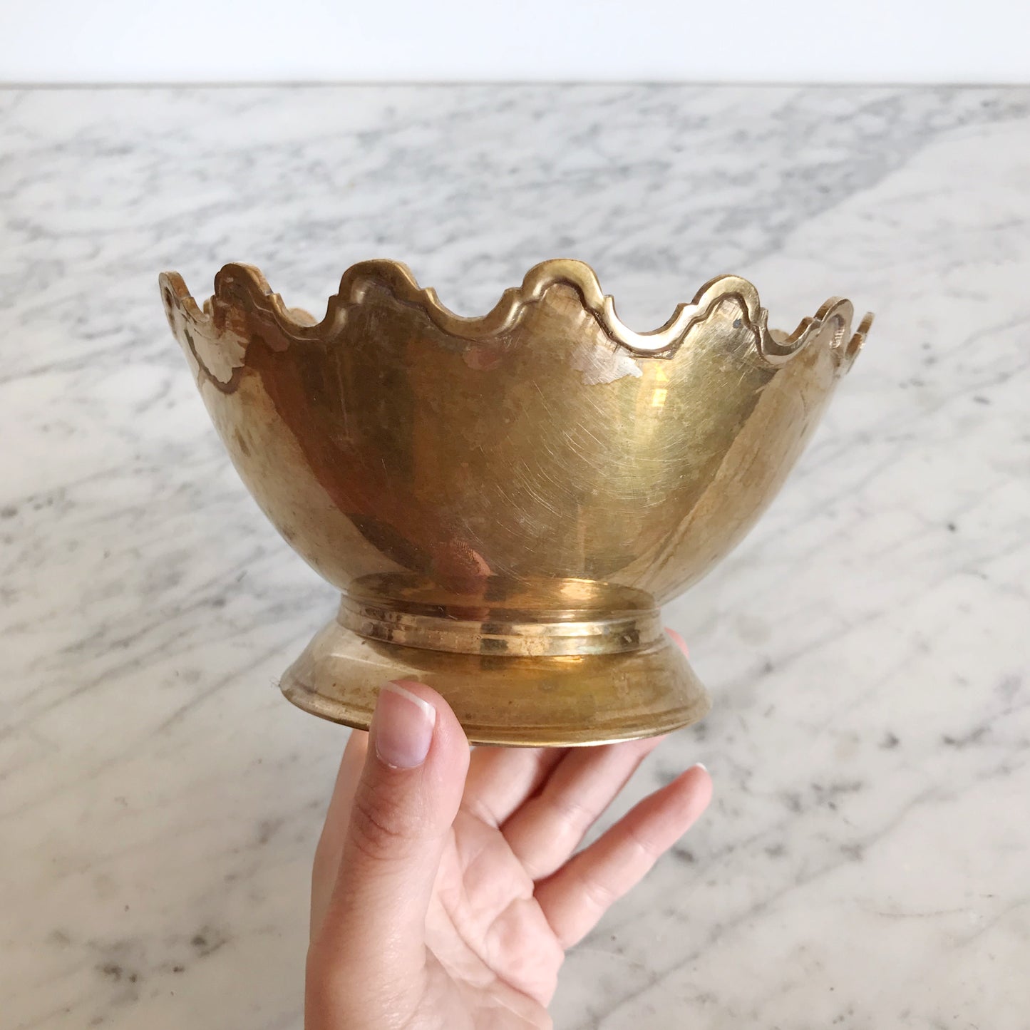 Vintage Decorative Brass Bowl