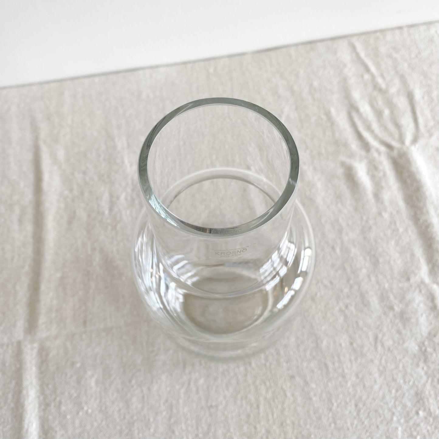 Minimalist Crystal Decanter / Vase, Krosno