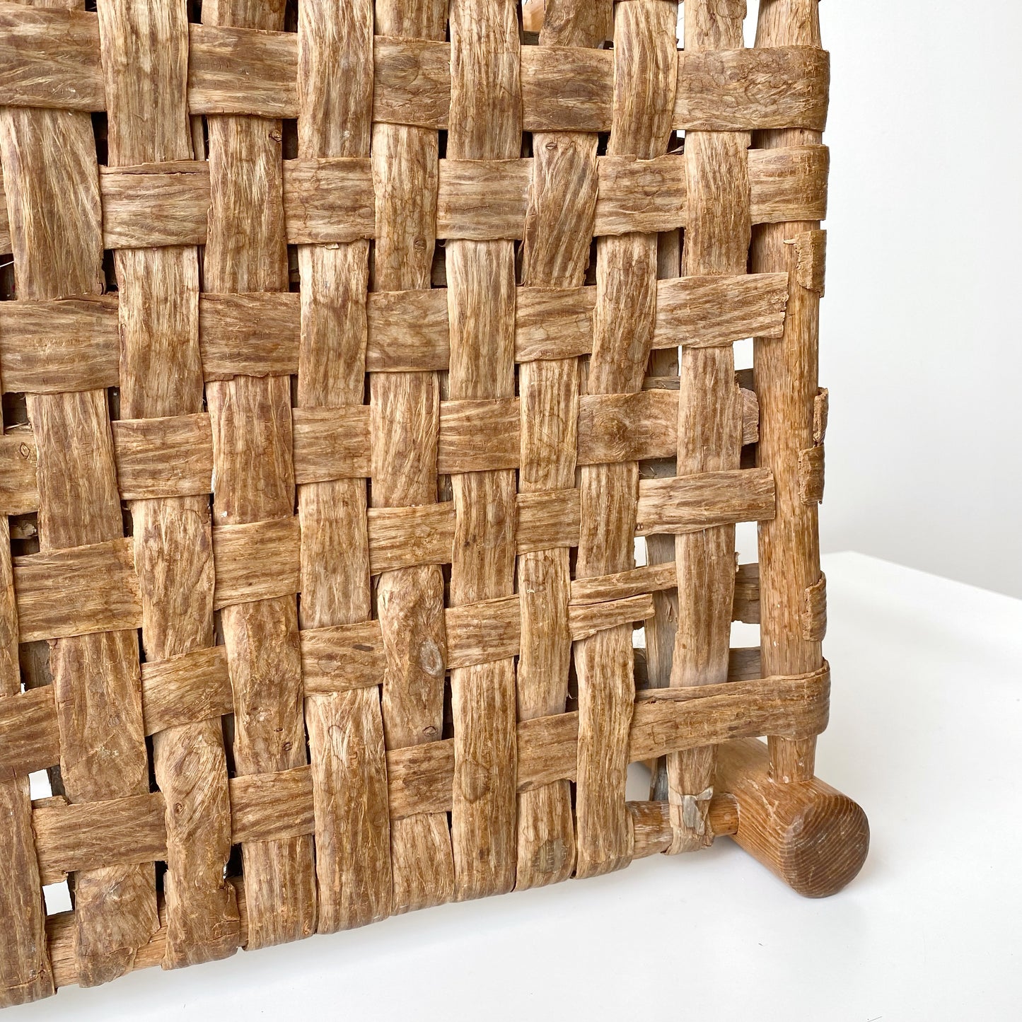 Antique Handcrafted Heirloom Woven Stool