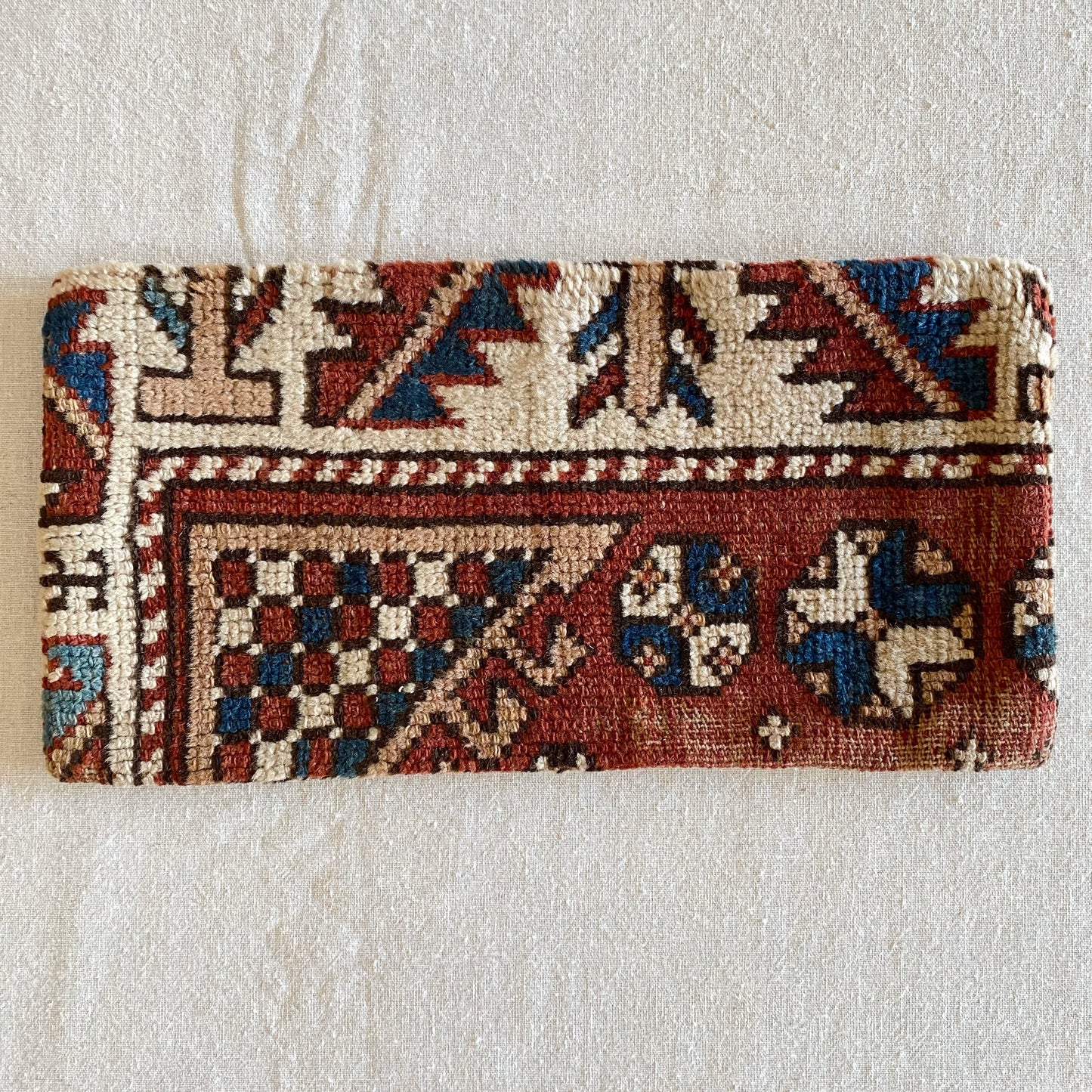 Hand-knotted Turkish Pillow Cover (8x16)