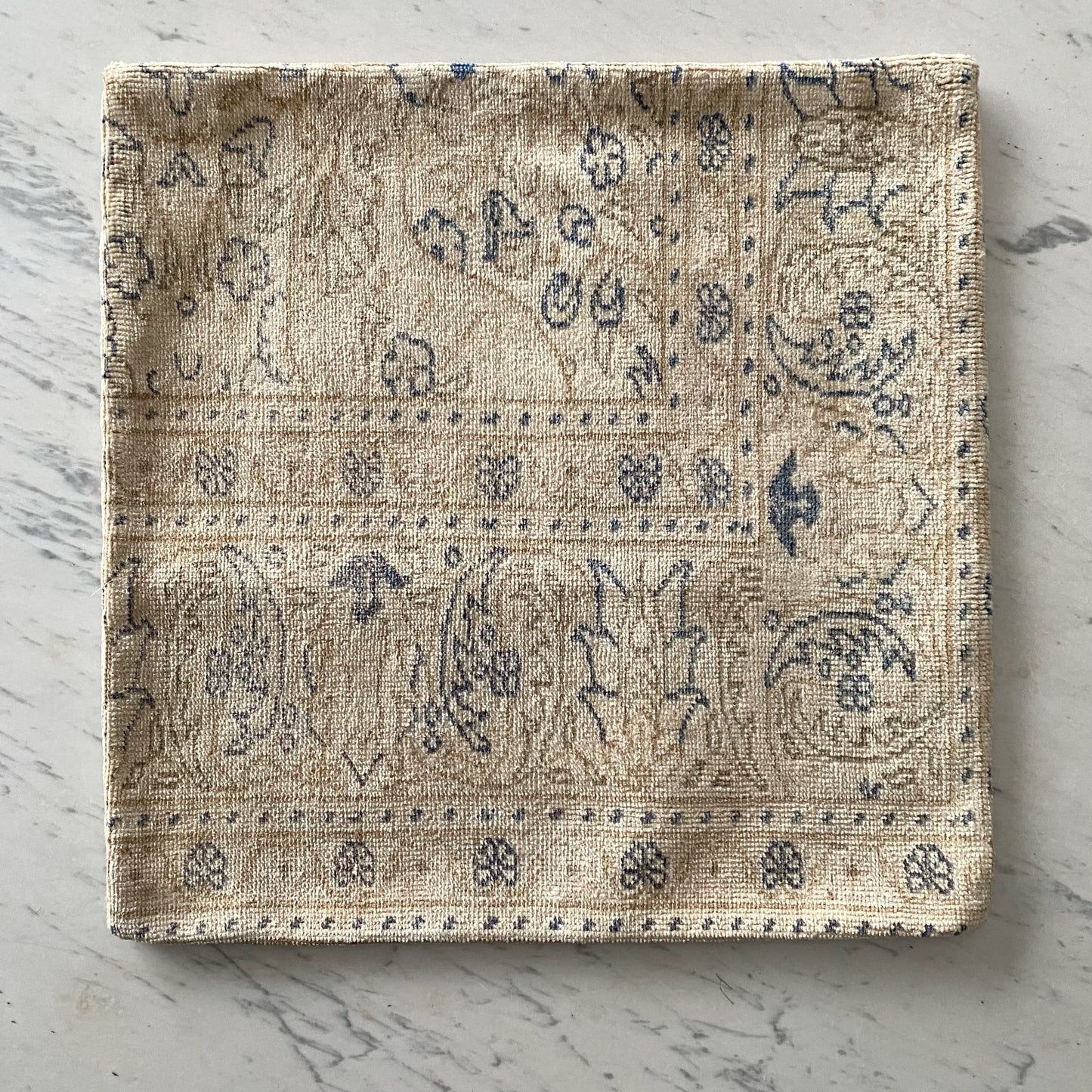 Turkish Hand-knotted Pillow Cover (20” x 20”)