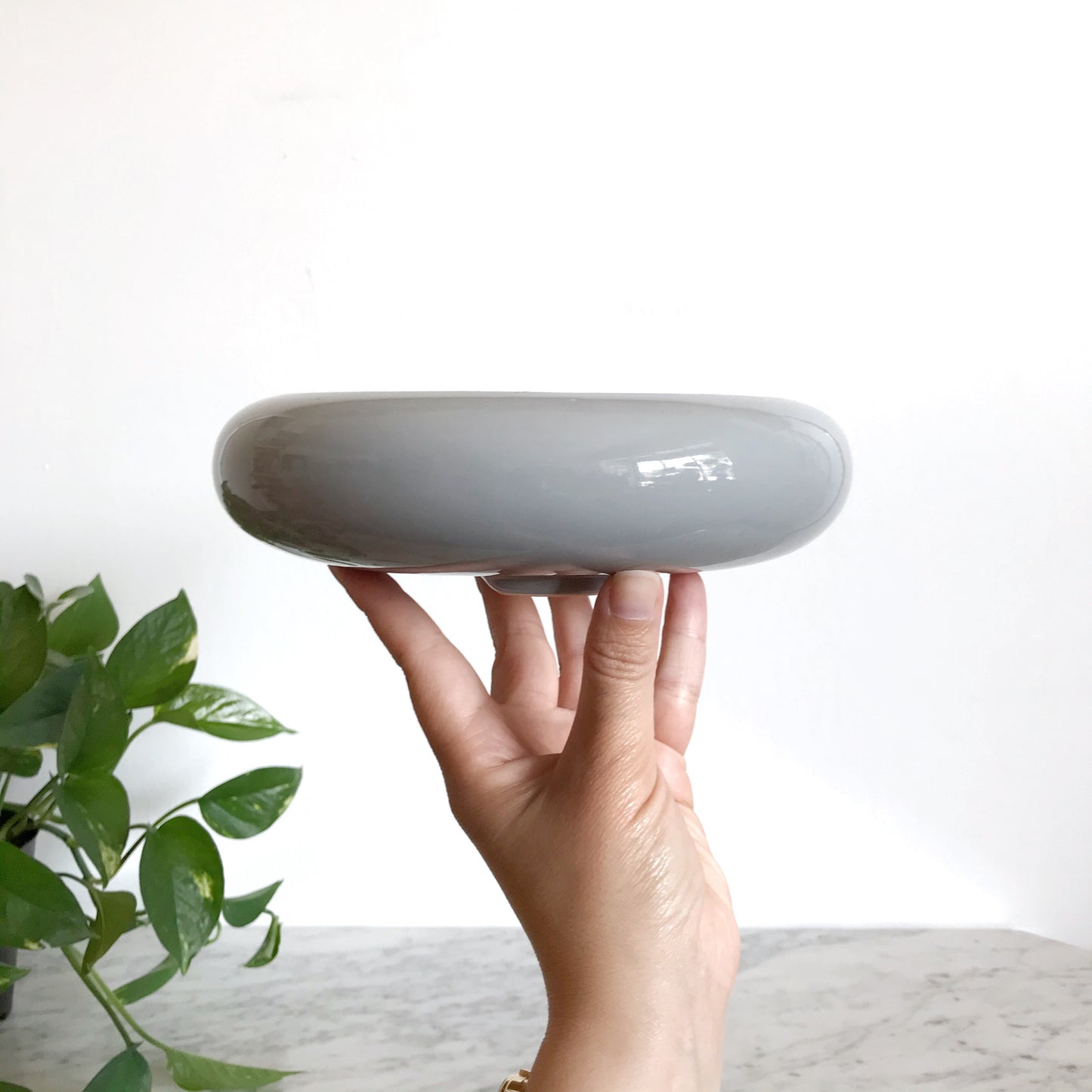 Shallow Vintage Ceramic Planter