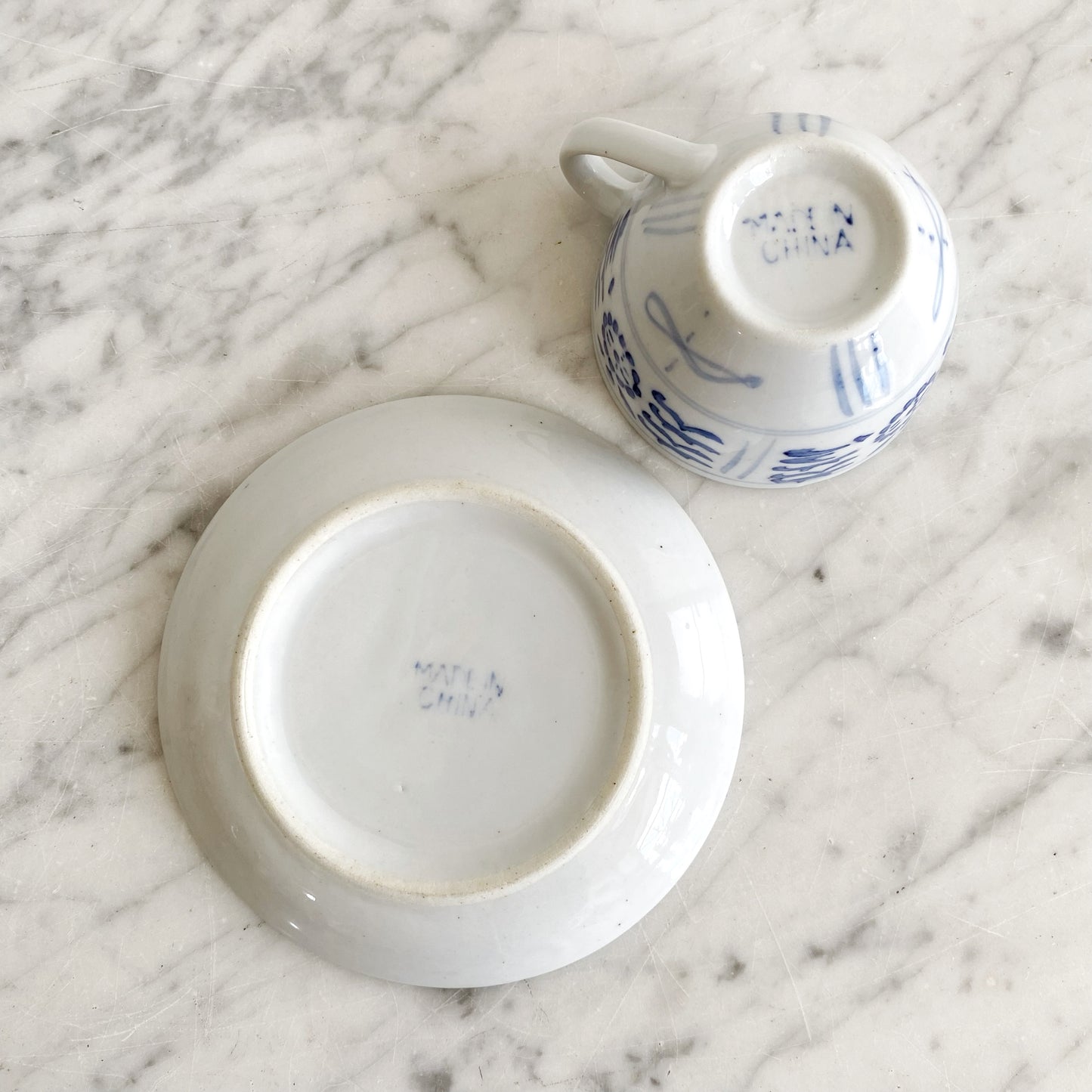 Sweet Vintage Ceramic Teacup & Saucer Set