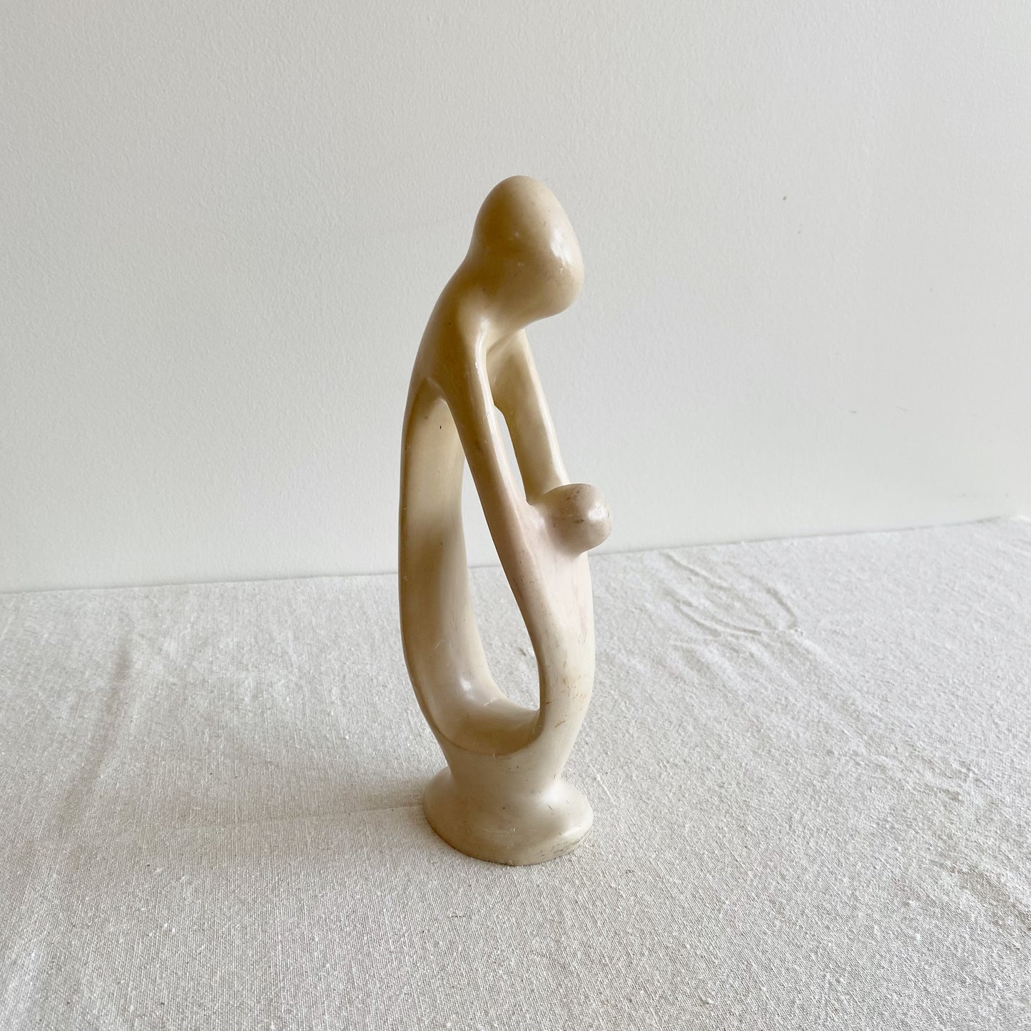 Minimalist Carved Soapstone Duo