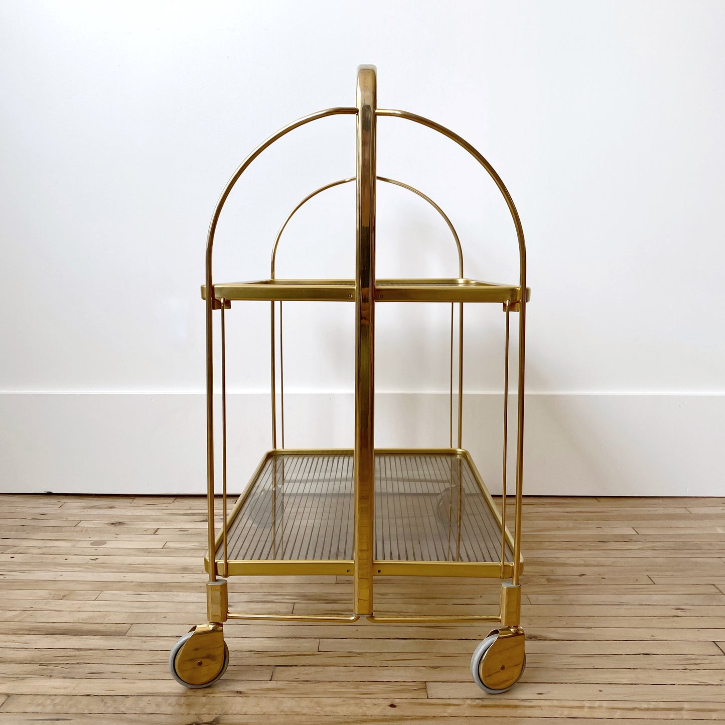 Vintage Mid-Century Folding Bar Cart / Trolly