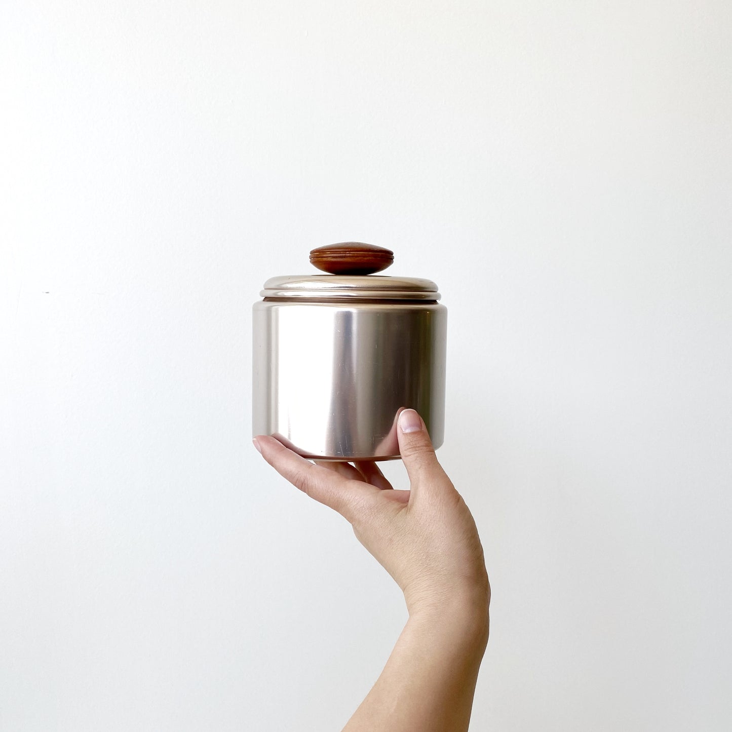 Set of Vintage 1950's Aluminum Kitchen Canister Set