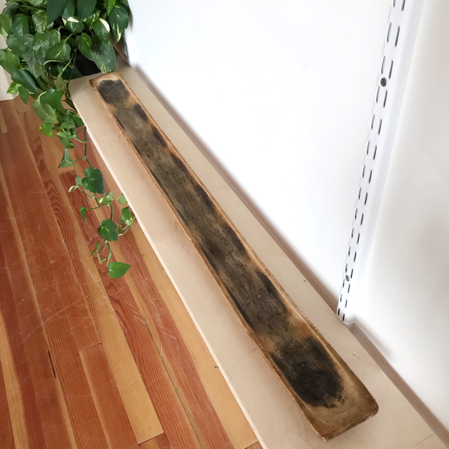 Antique Wooden French Baguette Tray, 42"