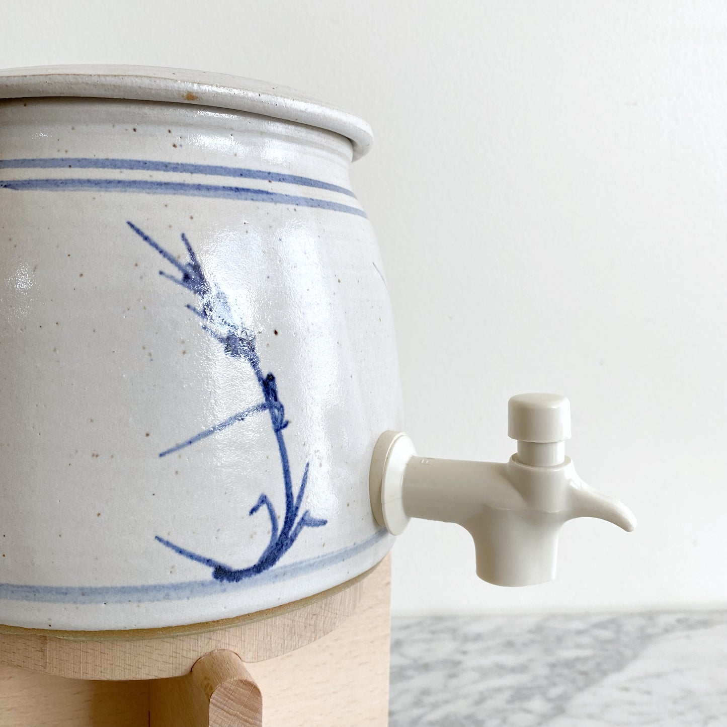 Vintage Stoneware Water Dispenser
