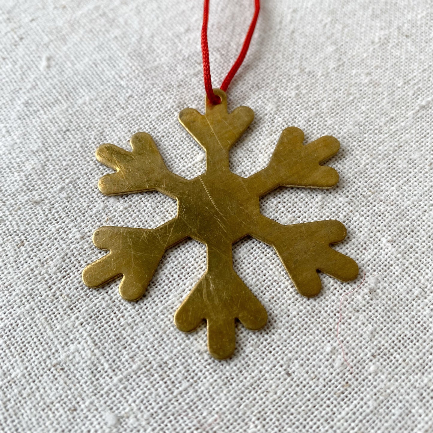 20% OFF: Brass Snowflake Ornament, Choose