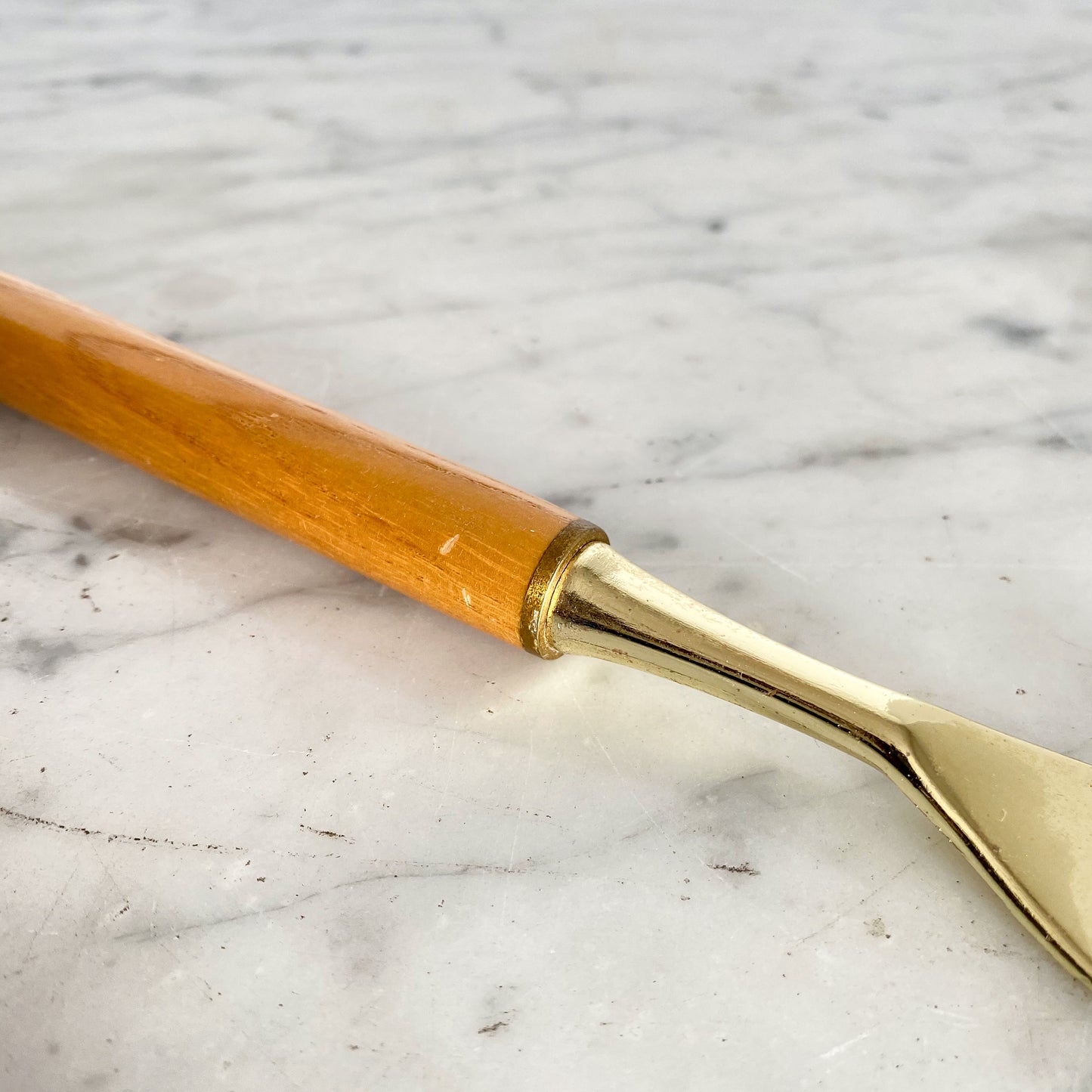 Vintage Gold Hand Back Scratcher