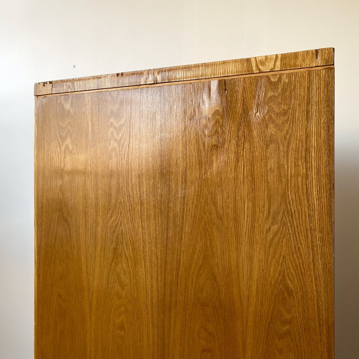 Vintage Wooden Wardrobe Cupboard