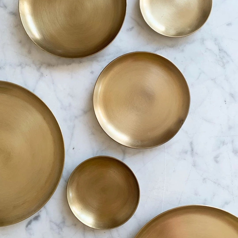 Round Brass Plate, Choose Size