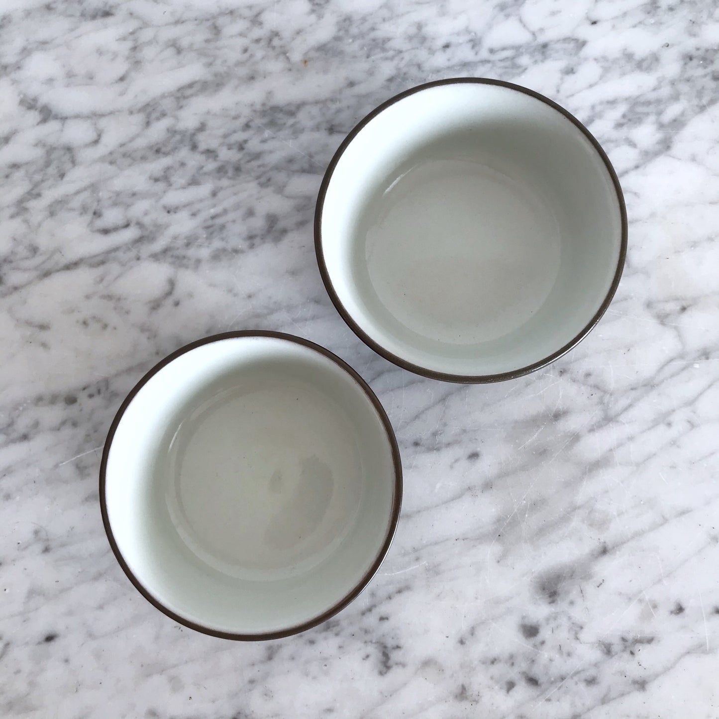 Pair of Vintage Stoneware Bowls by Denby
