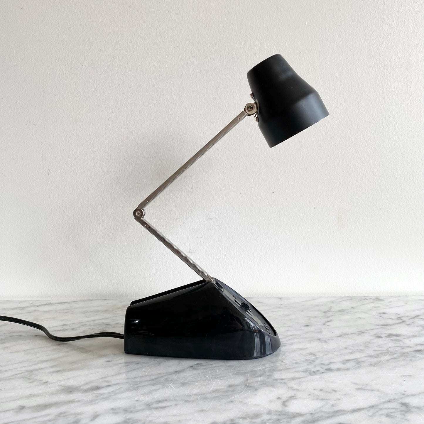 Vintage Petite Black Desk Lamp