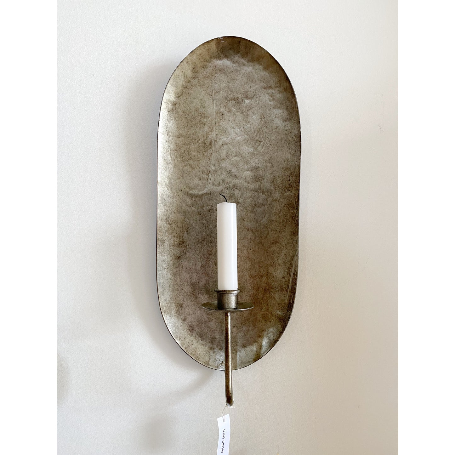 Large Metal Candle Sconce
