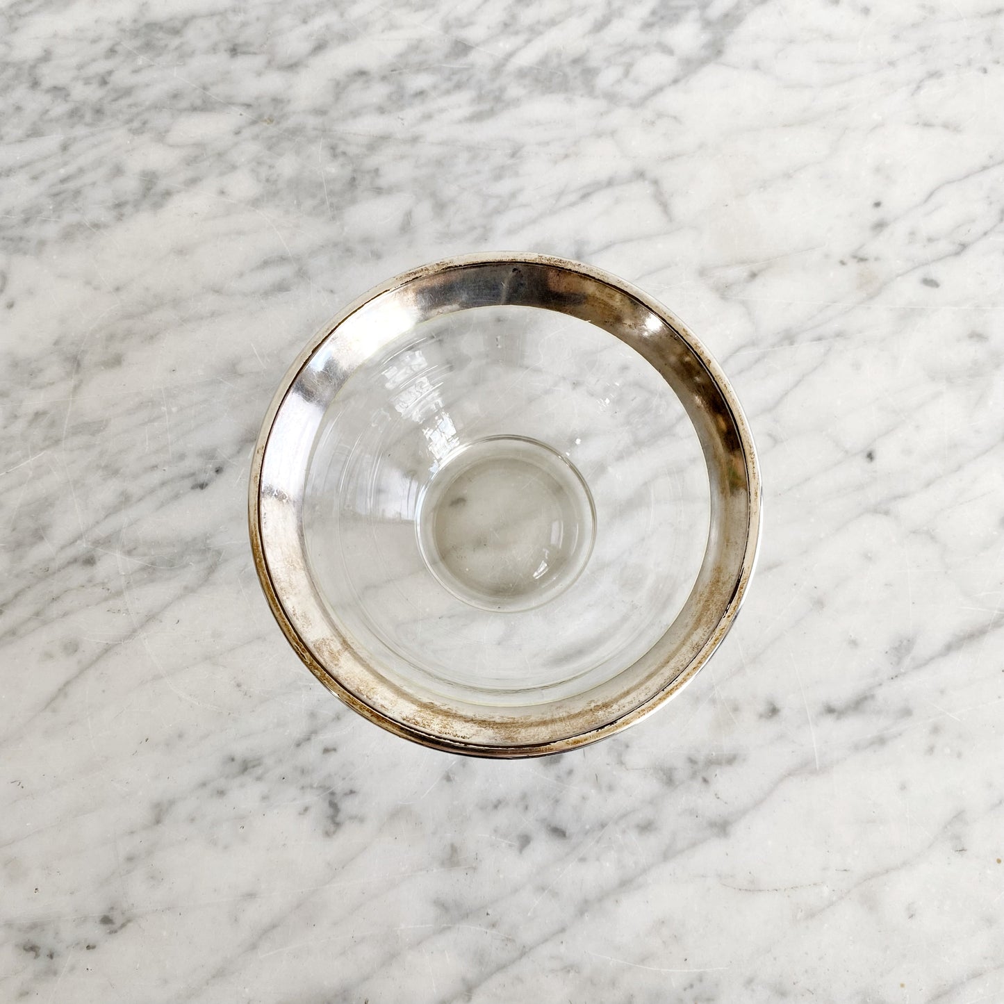 Mid-Century Modern Glass Dish, 5.5"