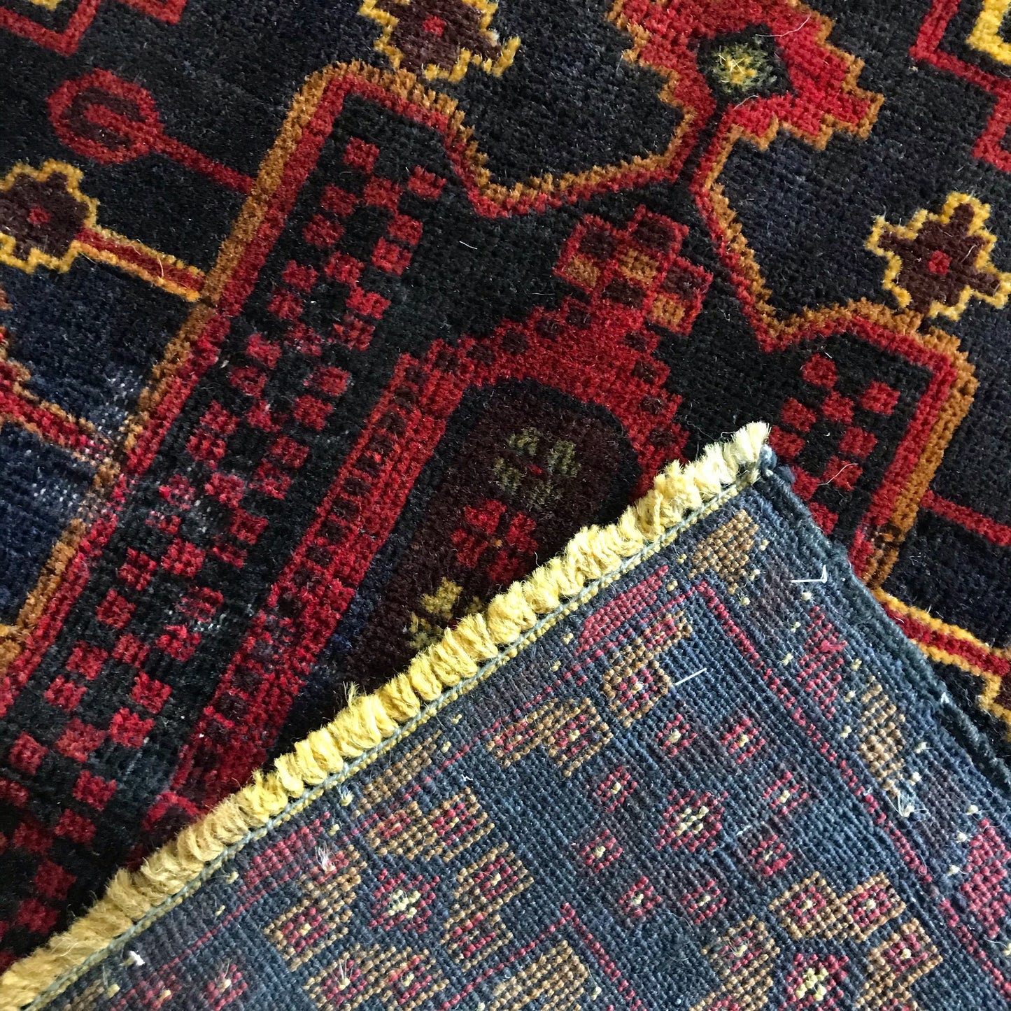 “ROXY” Antique Hand-knotted Rug (3.4 x 6.2)