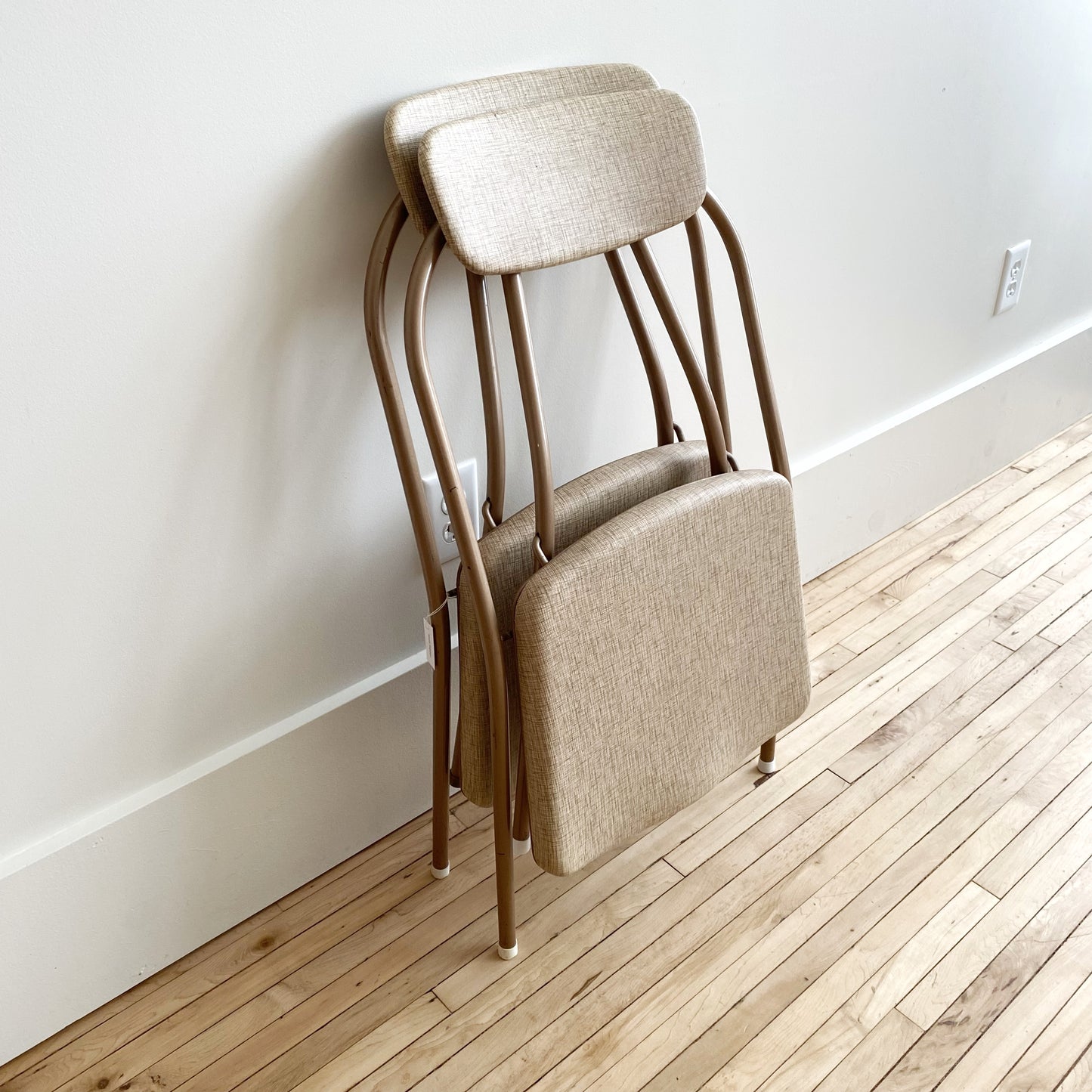 Pair of Vintage Mid-century Folding Chairs