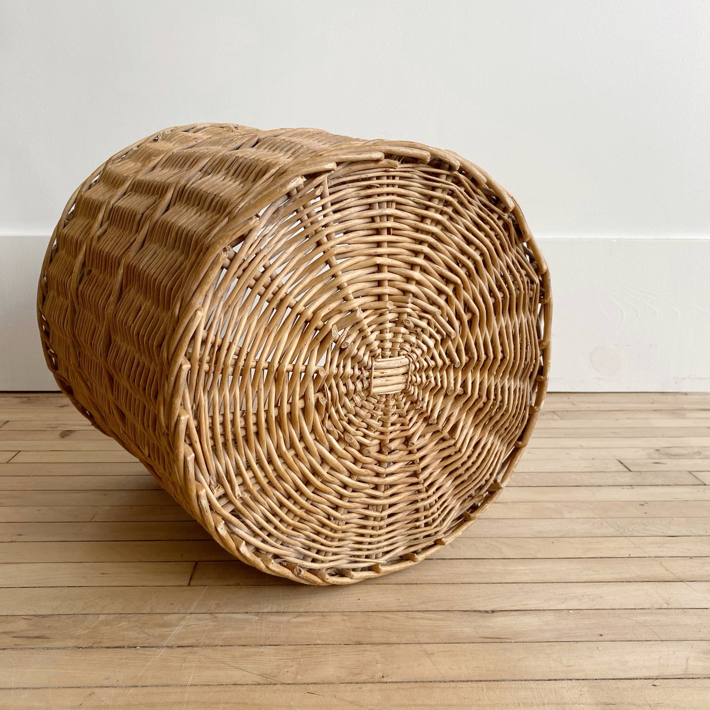 Found Vintage XL Wicker Basket