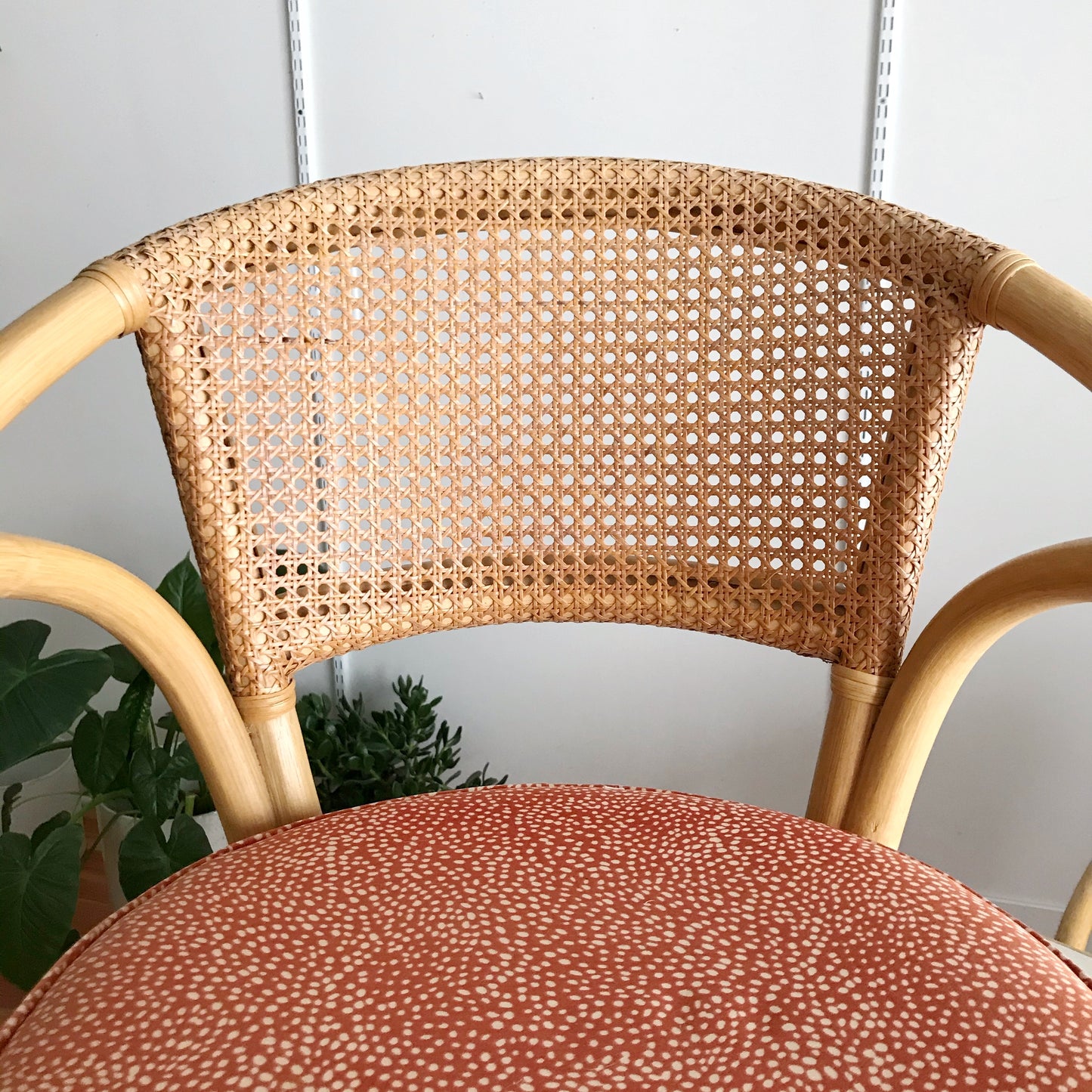 1960's Brown Jordan Rattan Dining Set, 5-pieces