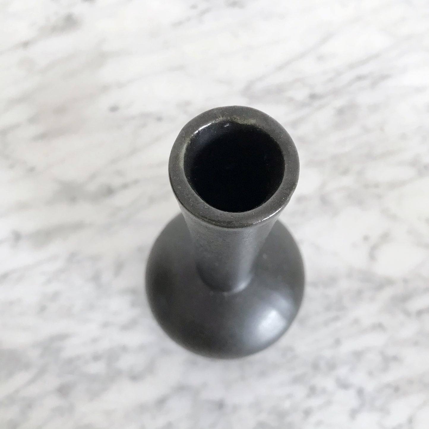 Vintage Black Mod Bud Vase