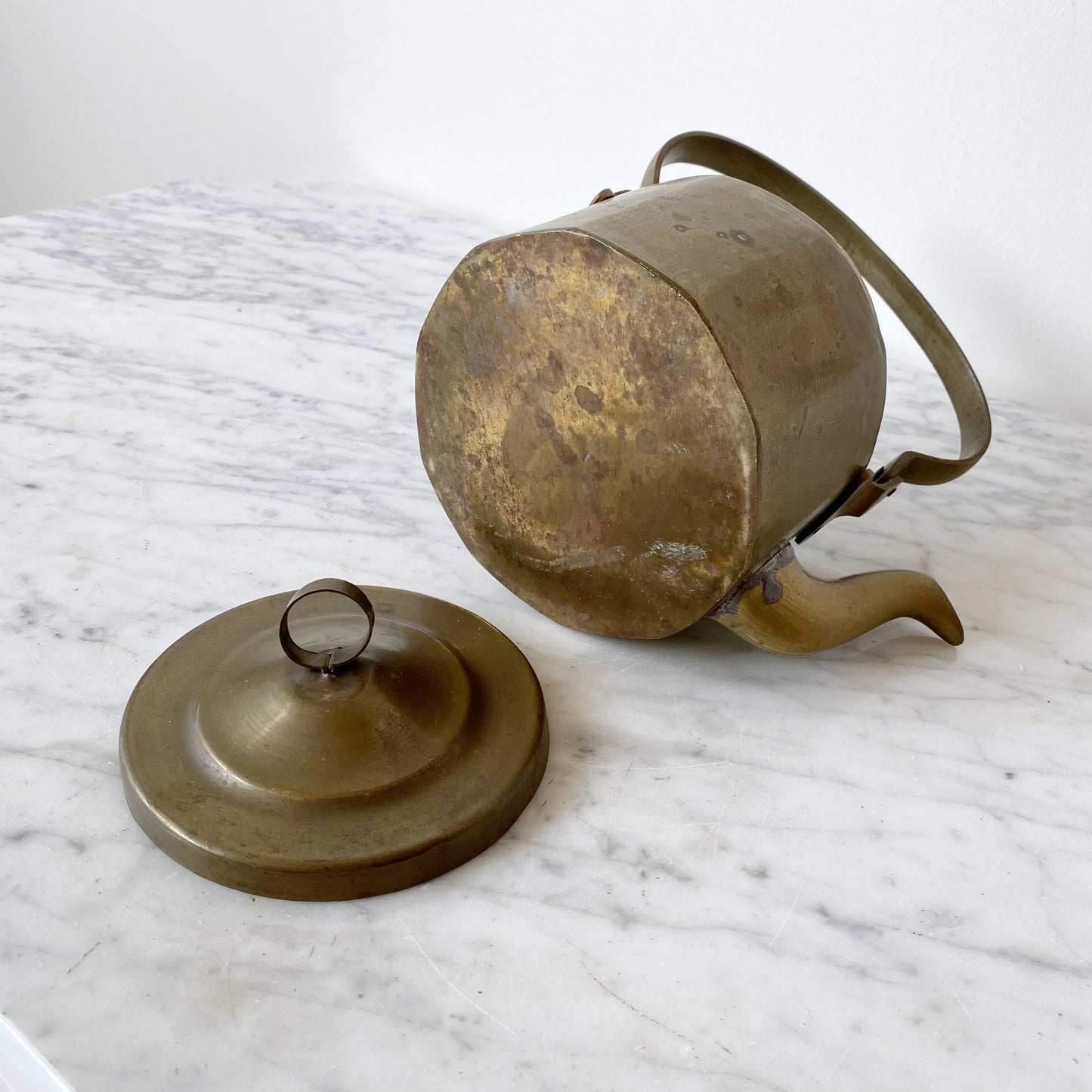 Vintage Brass Plated Teapot