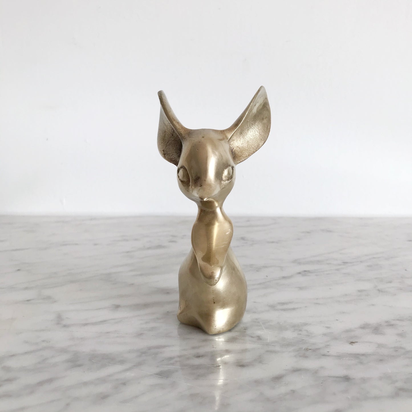 Vintage Brass Mouse, 5”